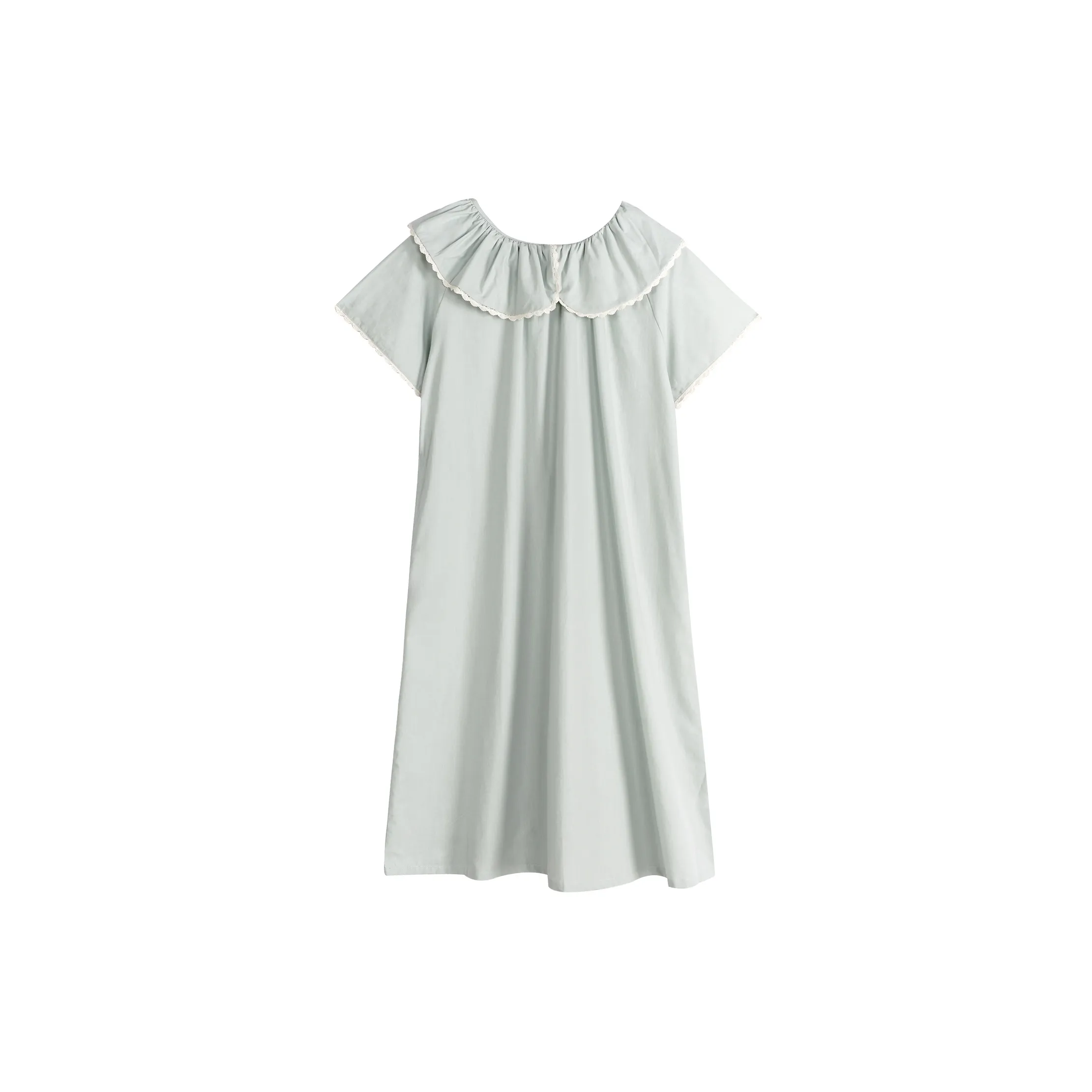 XUANZHITING Элегантная ночная сорочка женская светло-зеленая