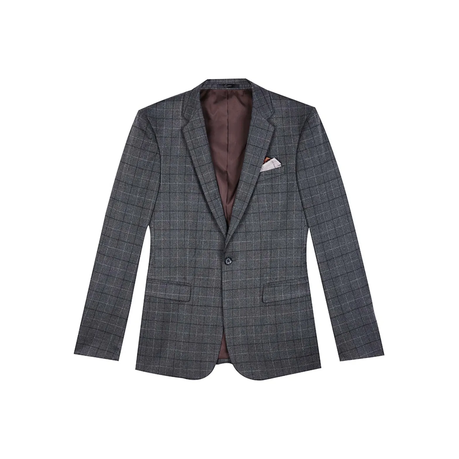 SUNDANCE Серый Slim Fit Мужские Деловые Костюмы