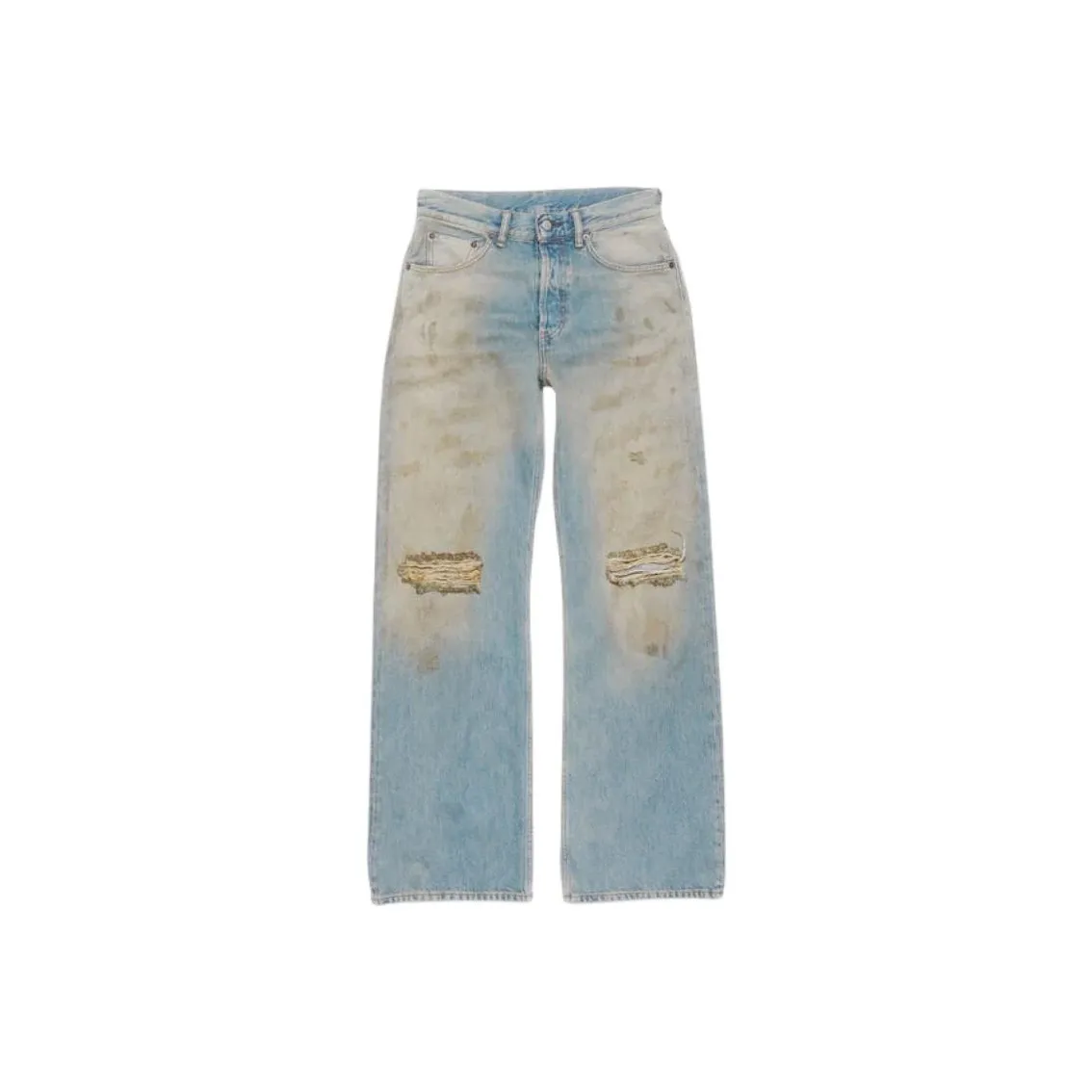 Acne Studios Distressed Loose Fit Jeans