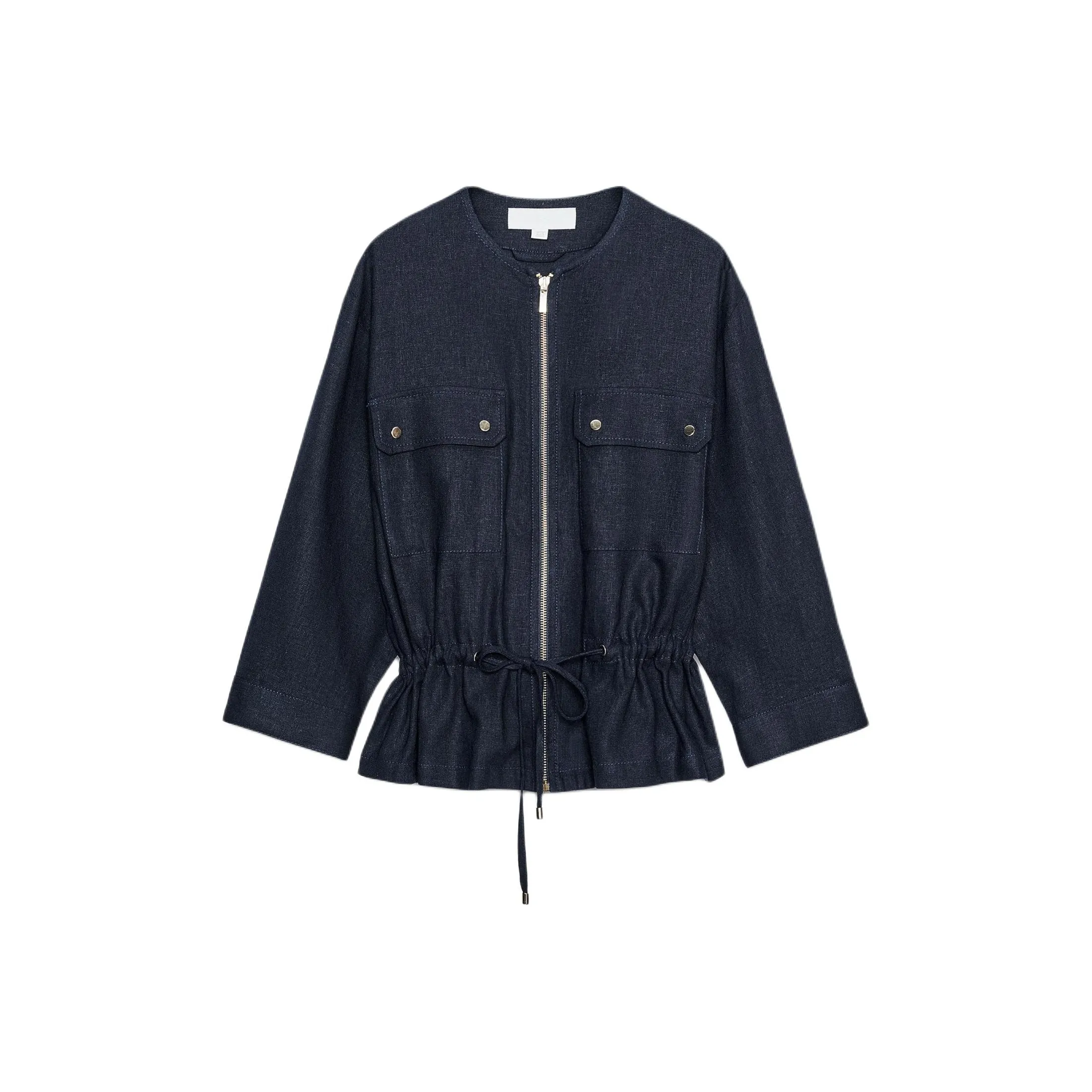 ZARA Морской синий Женские Куртки