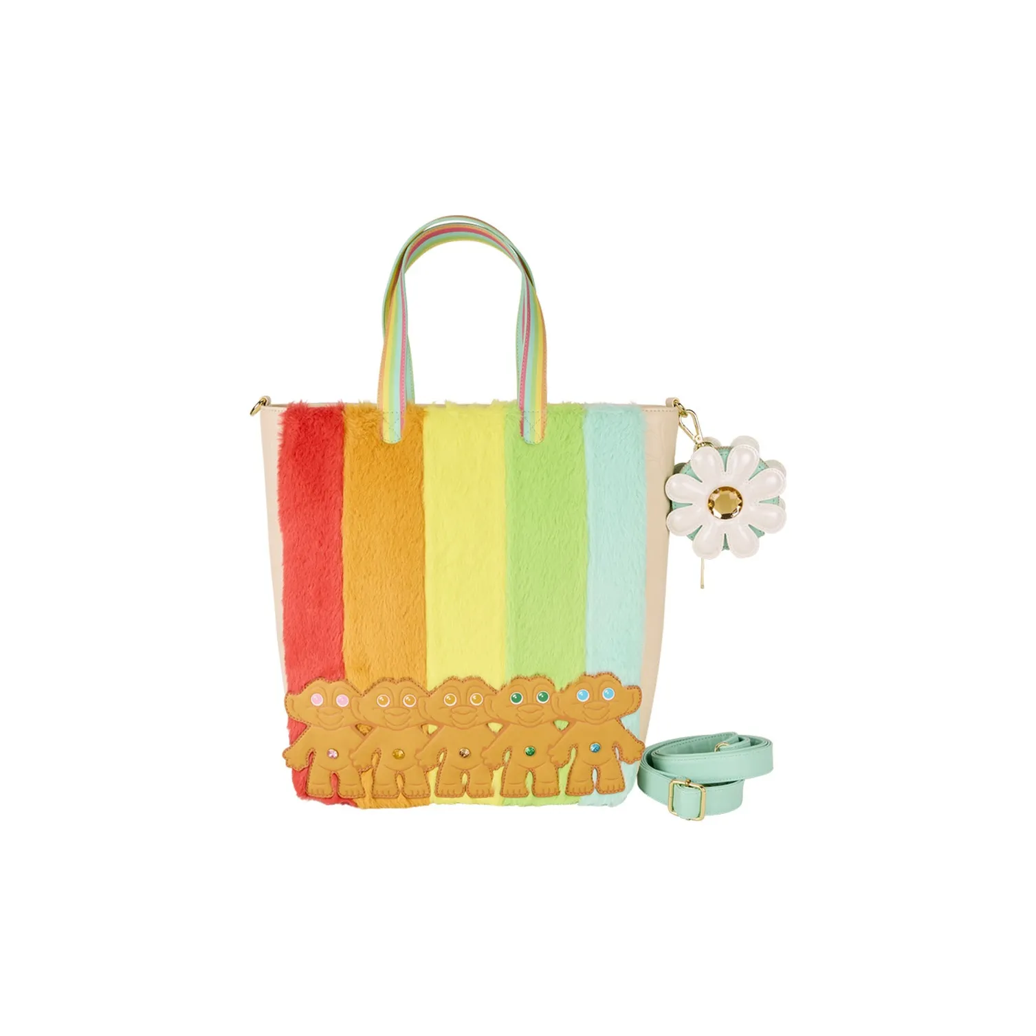 Loungefly Сумка из искусственной кожи женская радужная