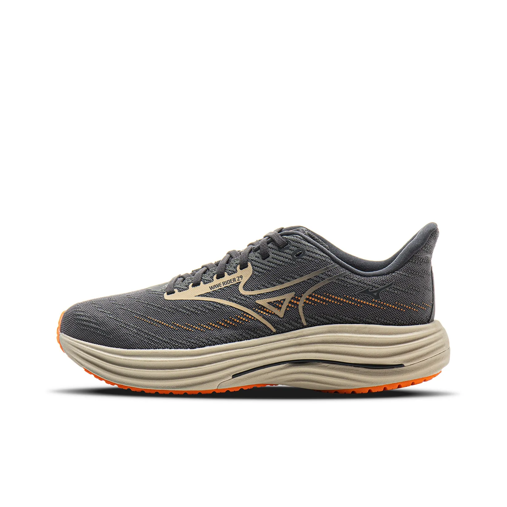 Mizuno WAVE RIDER 29 Low Топ Беговые кроссовки Мужской Серый