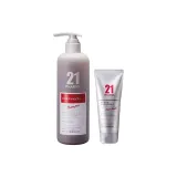 2종 세트: 단단한 & 플럼핑 샴푸 600ml + 영양 공급 헤어 마스크 200g