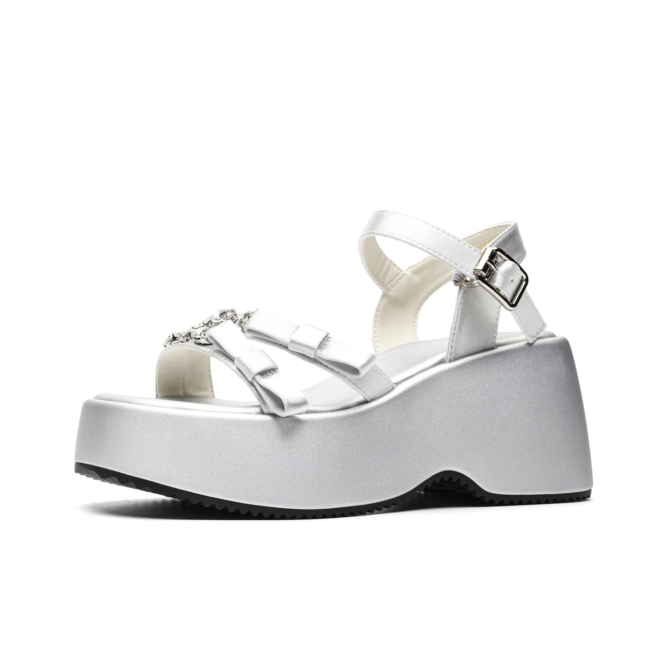 ORD One Ремень Сандалии Женские Серебряные