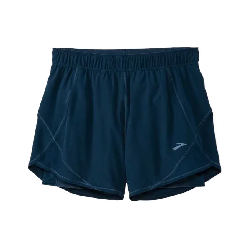 Brooks Морской синий Женские спортивные шорты