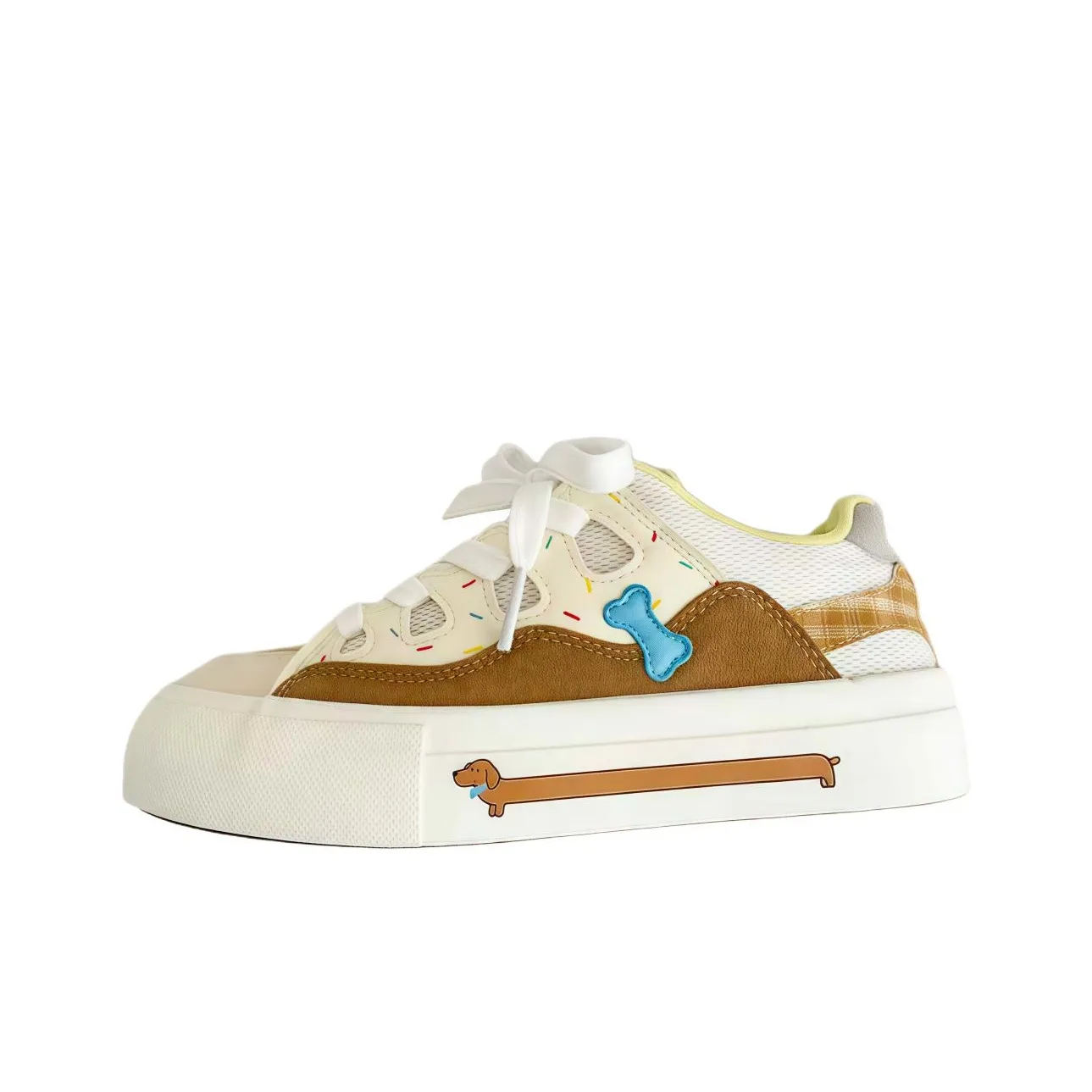 CPXO Устойчивые к истиранию низкие кроссовки для скейтбординга женские Такса щенок