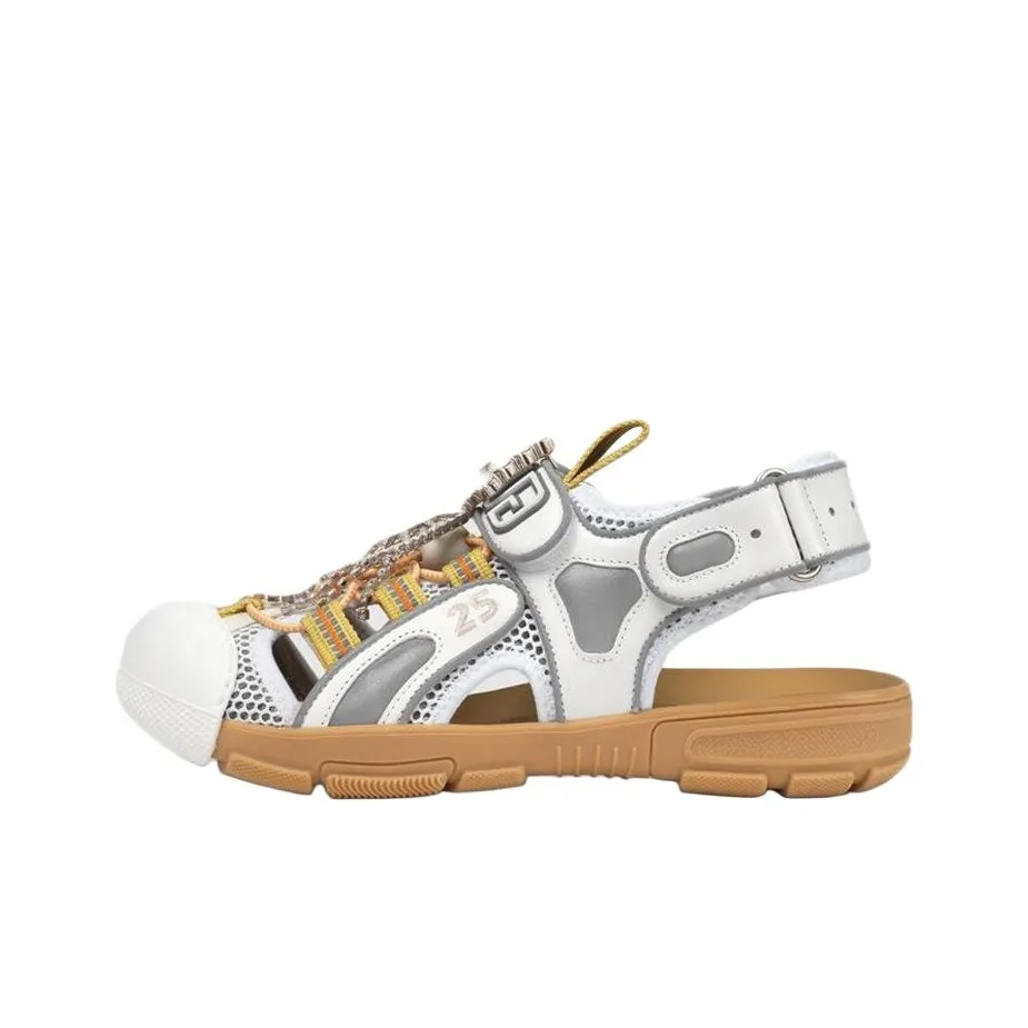 GUCCI Women's Tinsel Sport Sandals 'Crystal White Grey' Women's