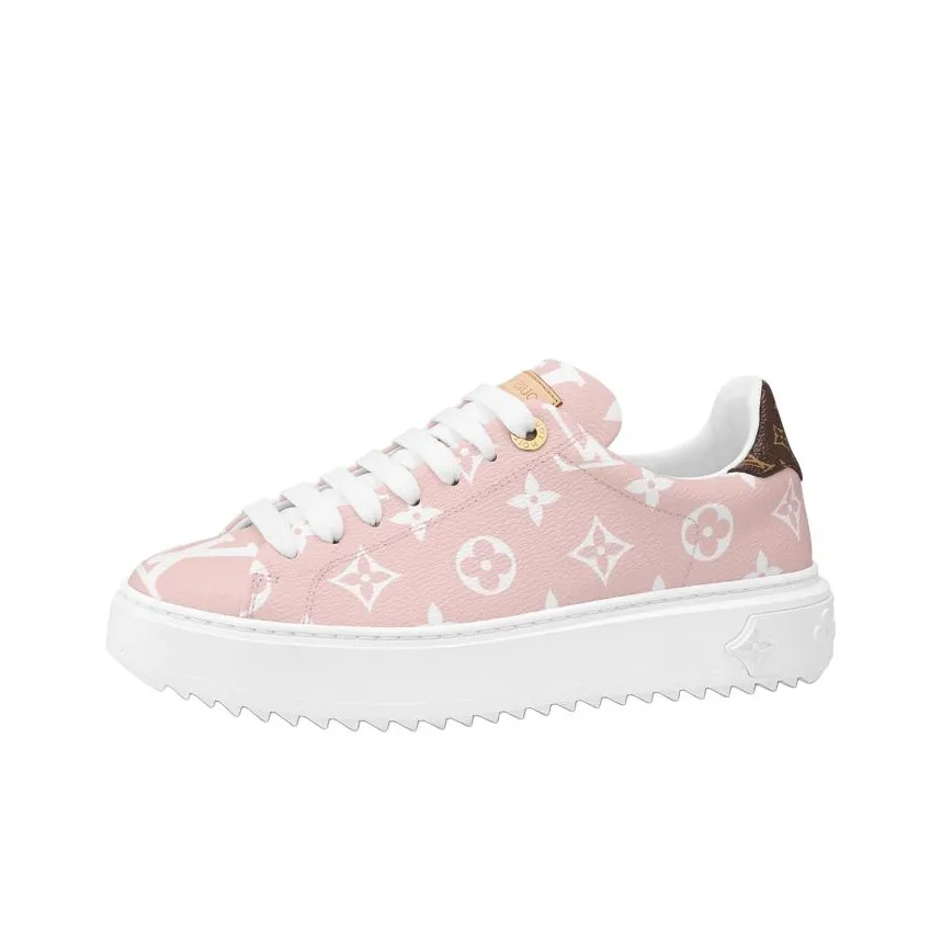 LOUIS VUITTON Women's Time Out Sneaker 'Pink Monogram' Women's