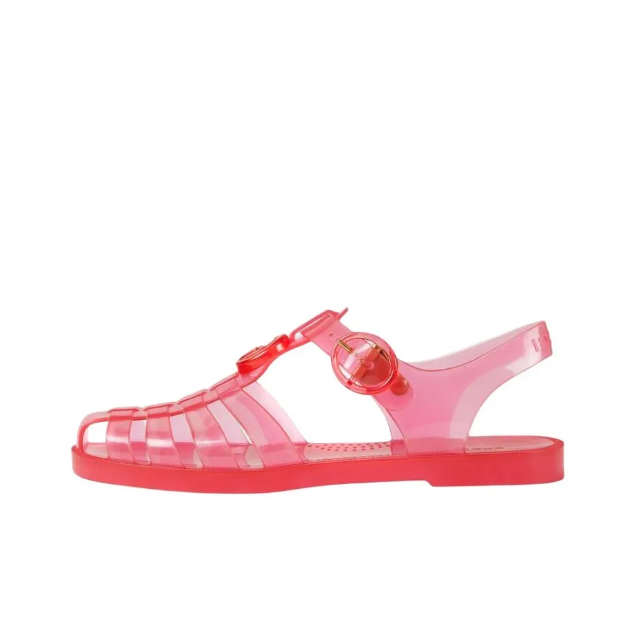 GUCCI Women's Gg Fisherman Sandal 'Deep Coral'