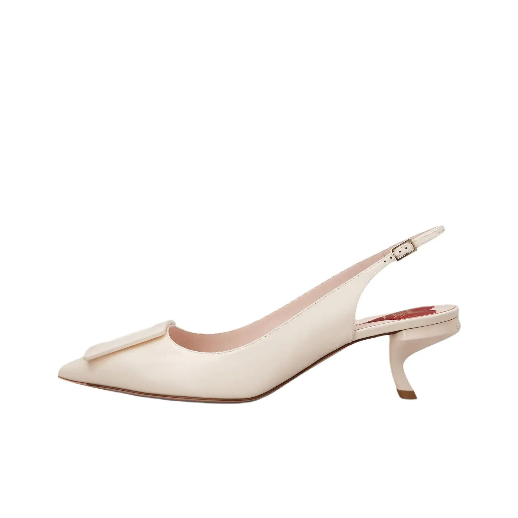 Roger Vivier Slim Heel High Heels 5.5cm Women's Cream