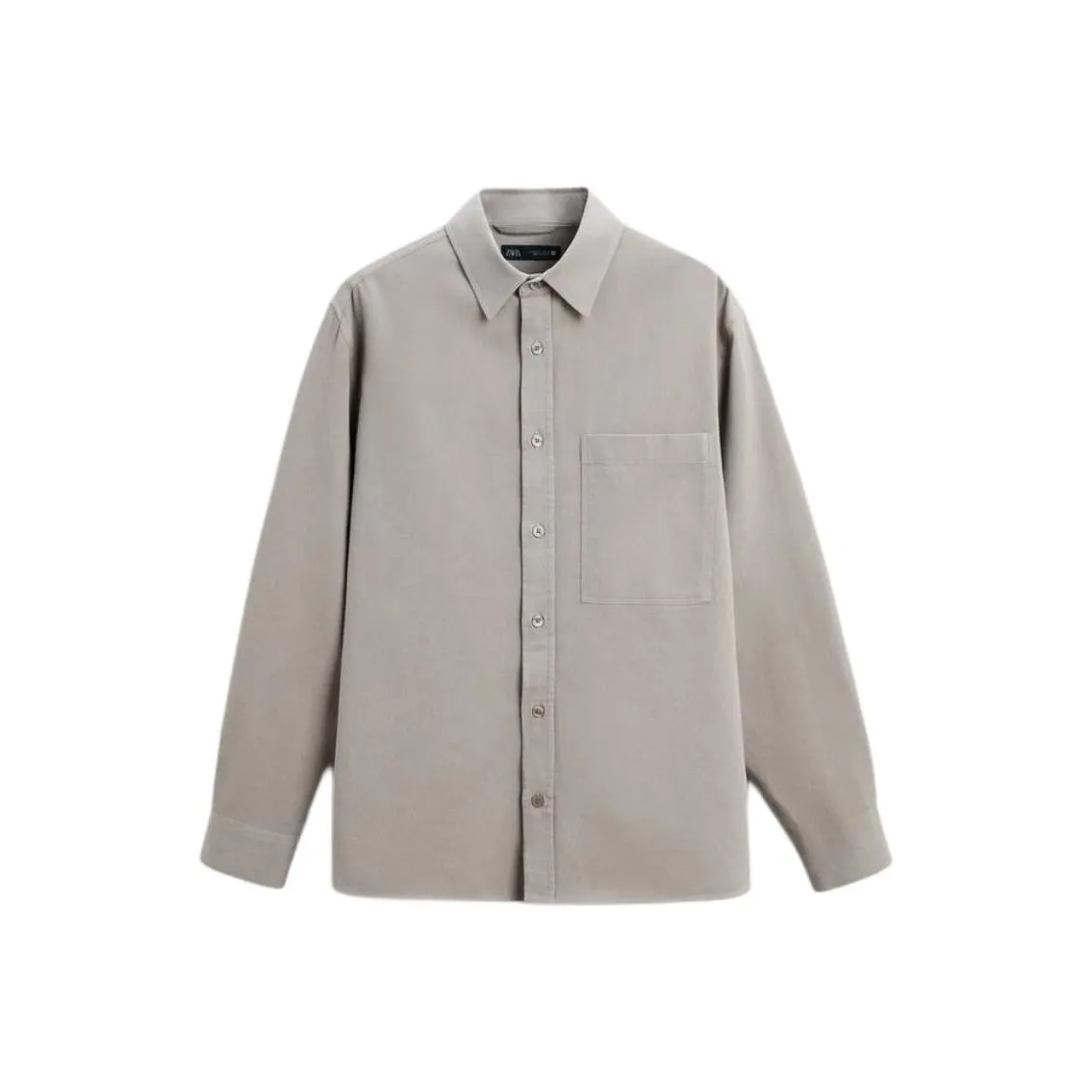 ZARA Серые Мужские Рубашки