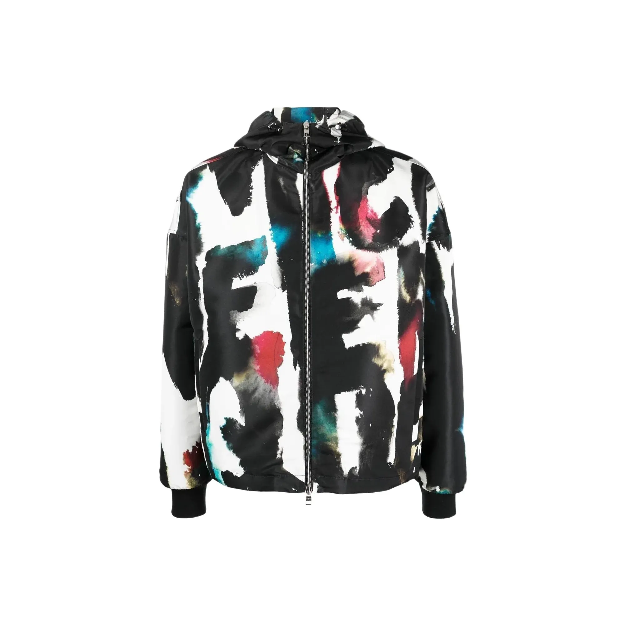 Alexander McQueen Zip Up Long Sleeved Windbreaker