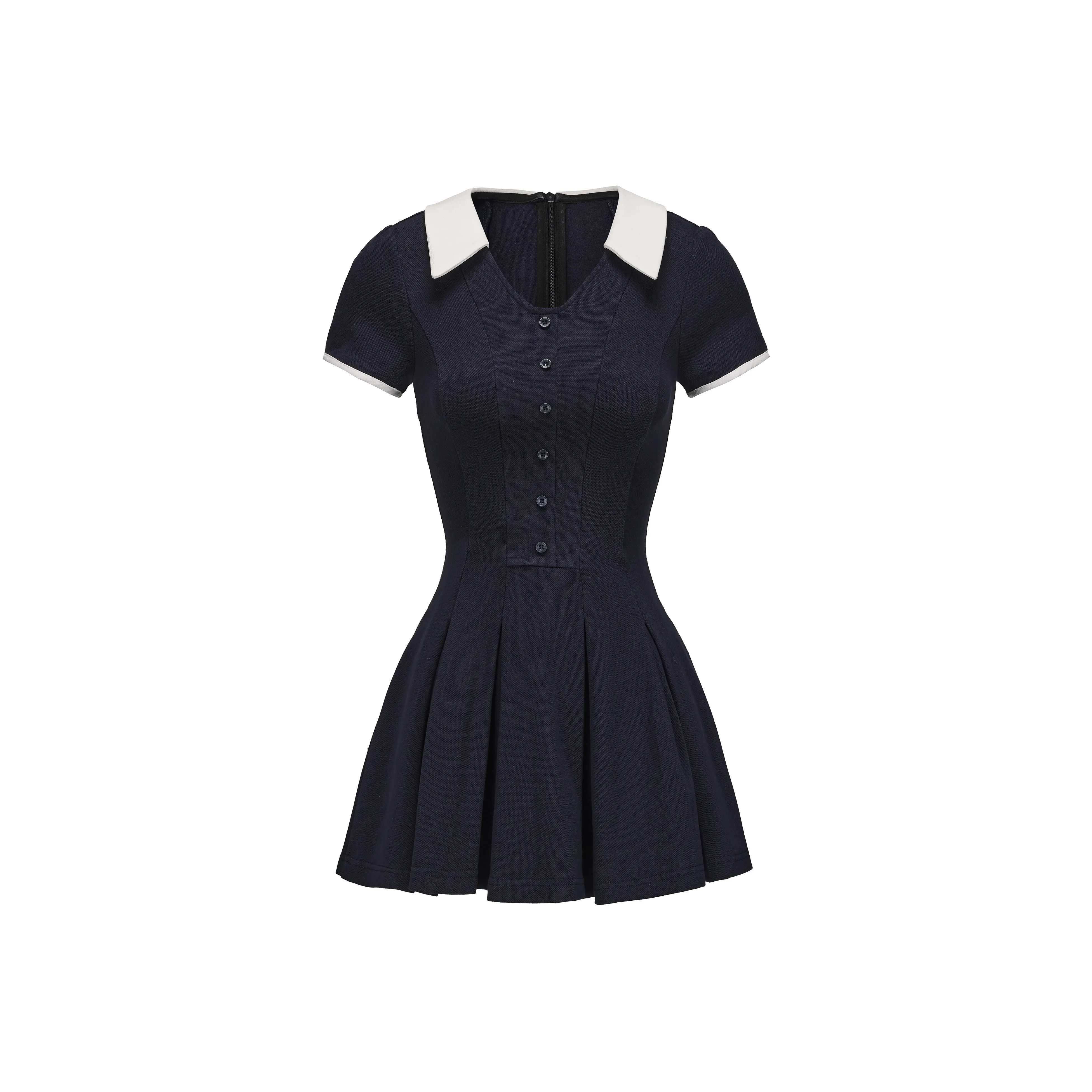 CHIWAWAMEME Короткий рукав Платье Женское