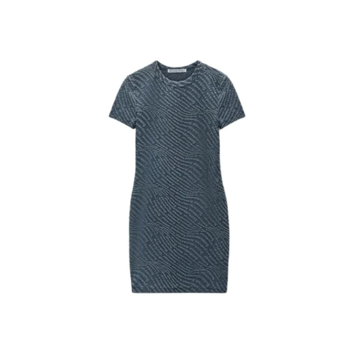 Alexander Wang Короткий рукав Платье Женское Серое