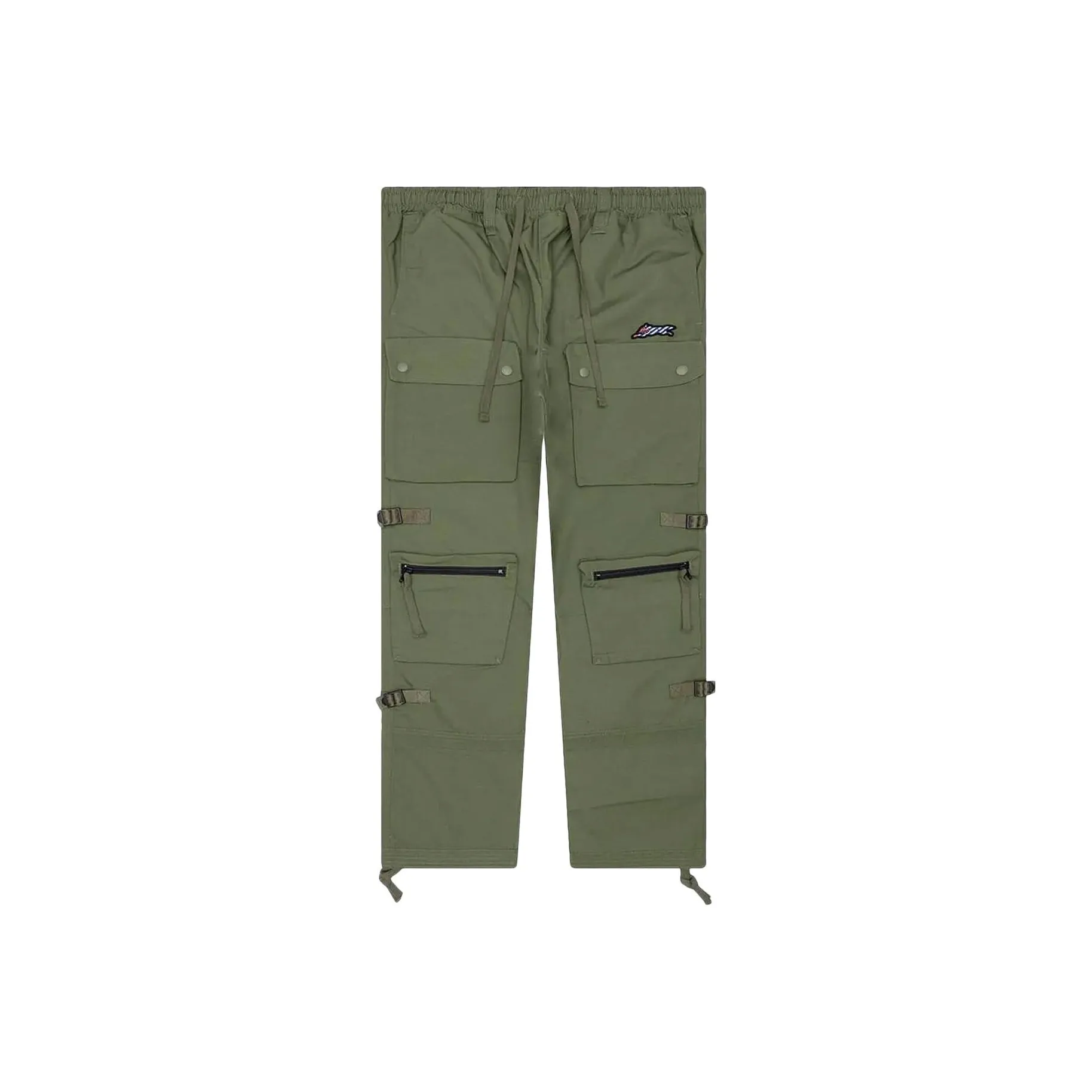 Мороженое Армейский зеленый Унисекс Брюки карго
