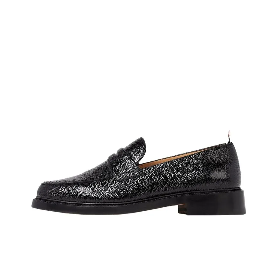 THOM BROWNE Penny Bar Almond Toe Loafers