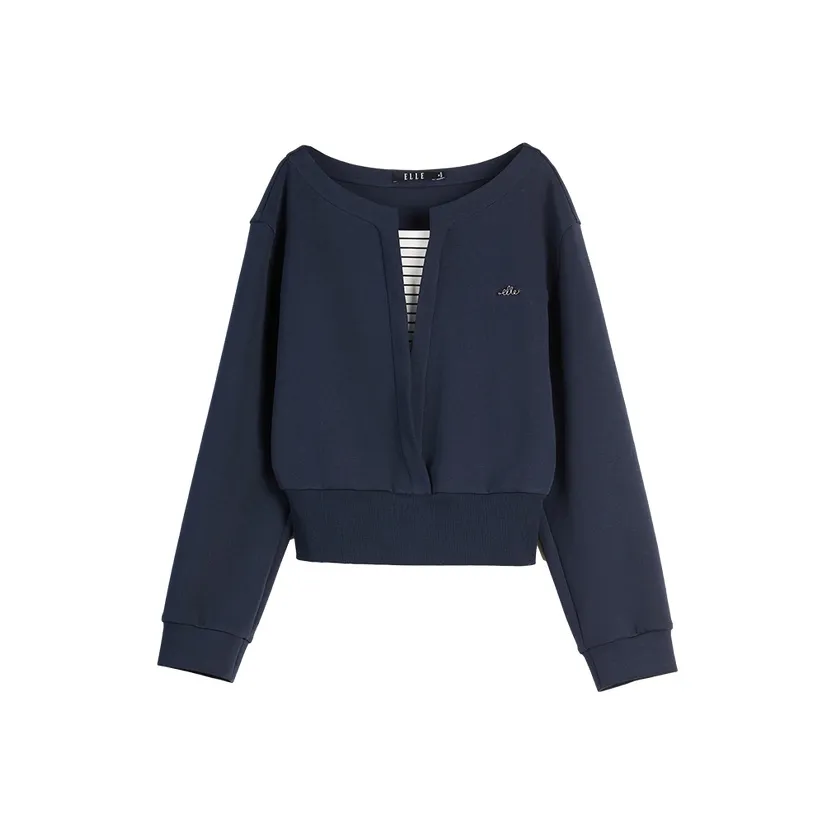 ELLE Темно-синие женские свитшоты