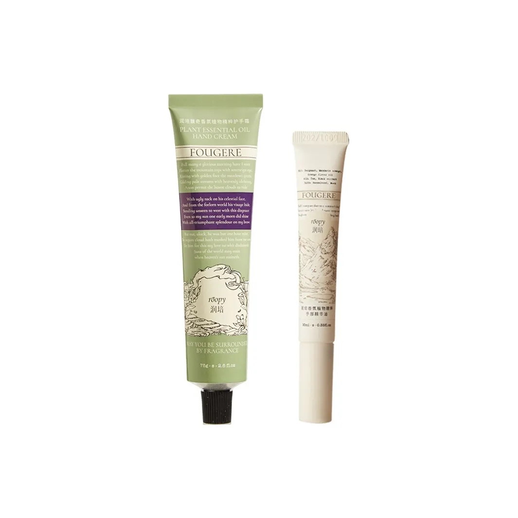 Roopy Аромат Крем для рук + Центральная броня Масло Увлажняющий Смягчающий Ароматический