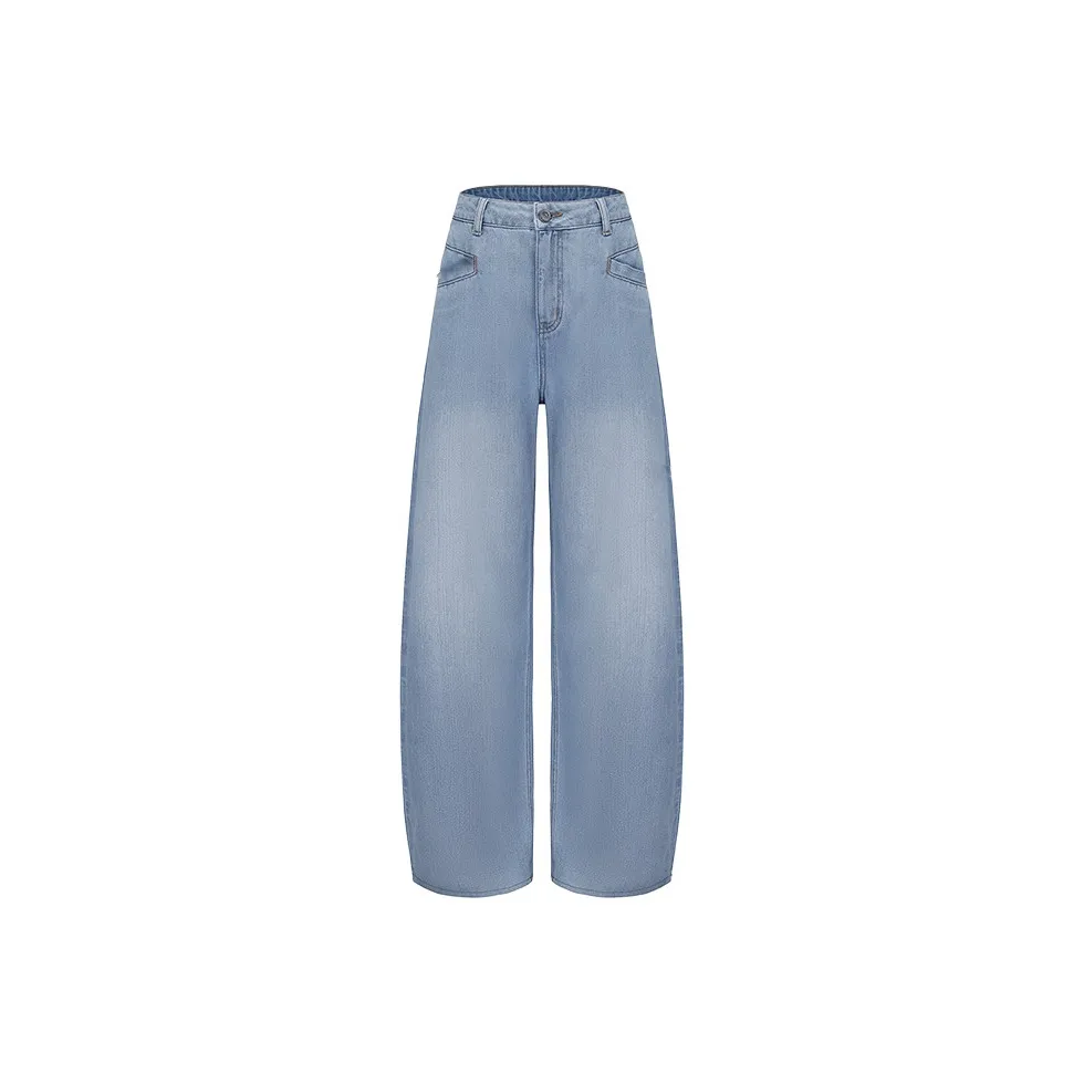 Dme Aqua Blue Soft And Кожа Friendly, Тенсел-Хлопок Denim Women's Jeans