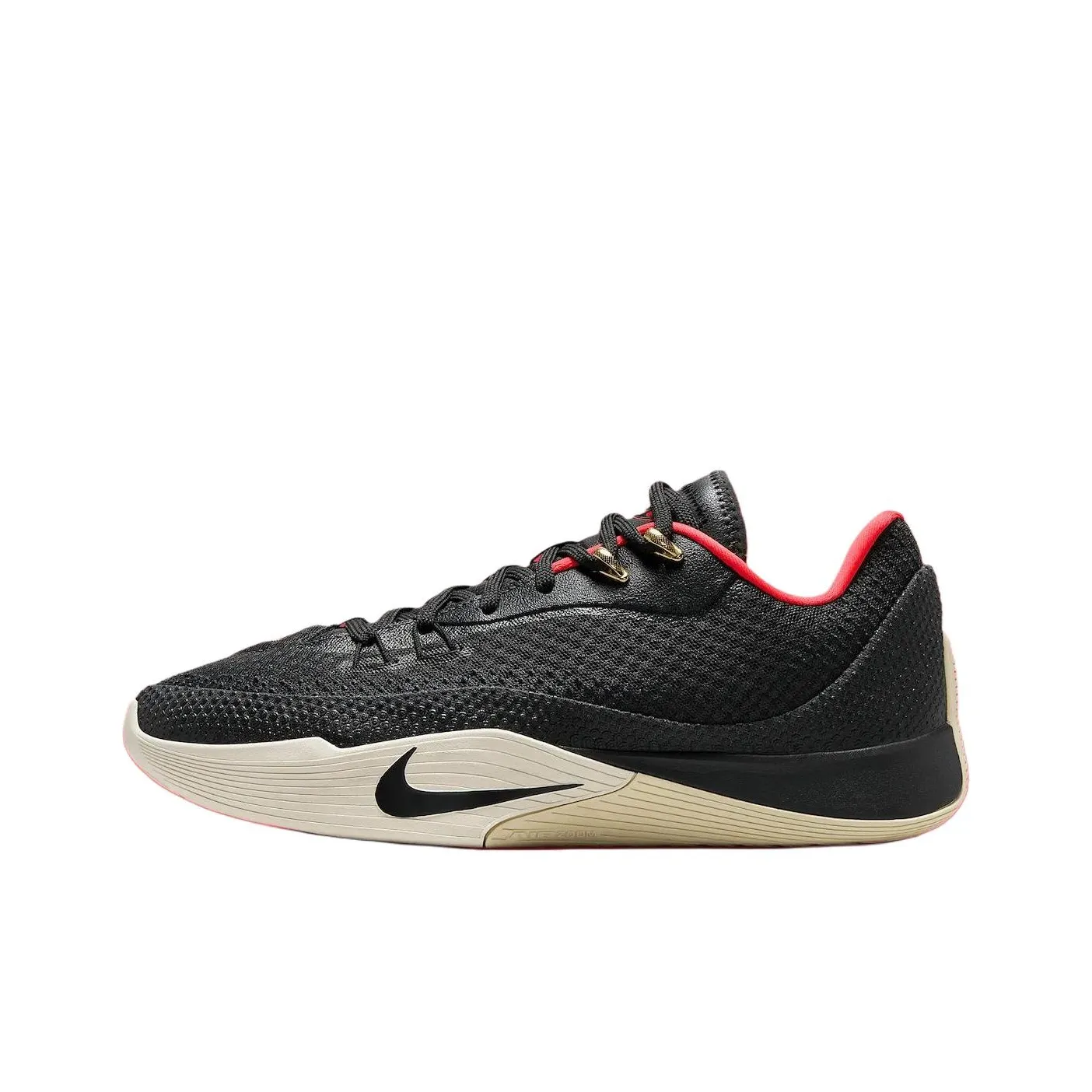 Nike S.T. Flare Износостойкий Низкий Топ Винтажные Баскетбольные Кроссовки Мужские Черные