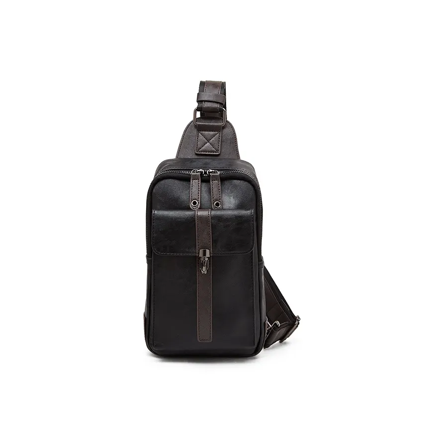 Old Man's Head Сумка через плечо из синтетической кожи мужская черная