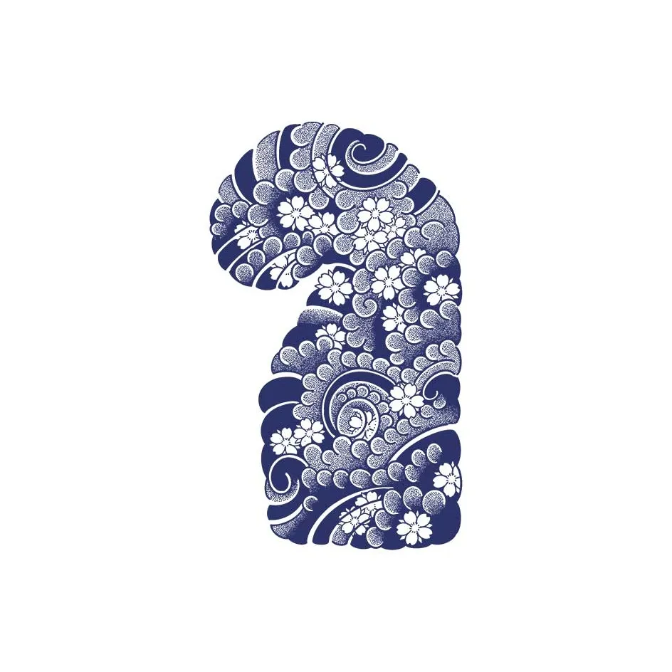 LIEJI Смотрит на Цветы в Liuyun Травяной Татуировочный Наклейка