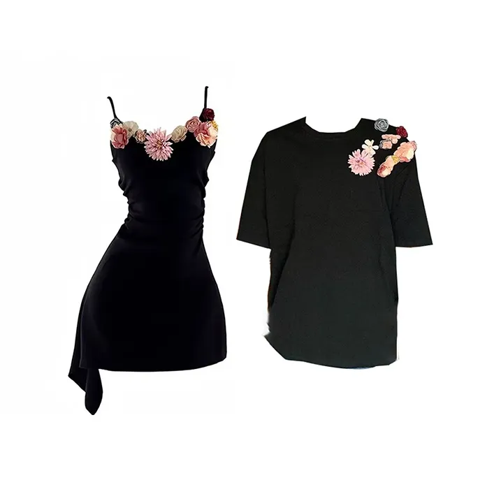 Frustration Garden Майка с короткими рукавами + Юбка и Рубашка Женские Комплекты