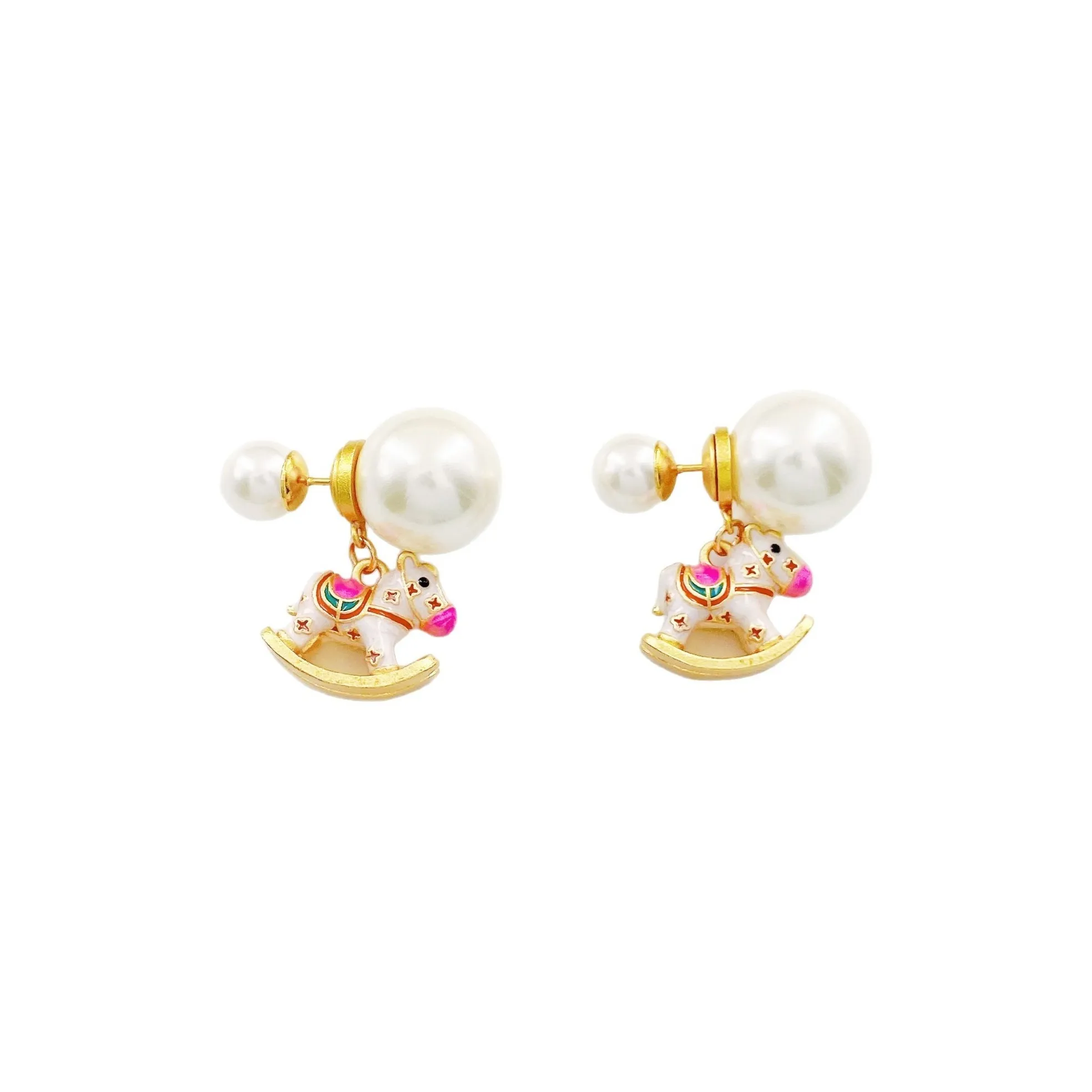 Серьги Vegetarian Artificial Pearl Alloy Women's