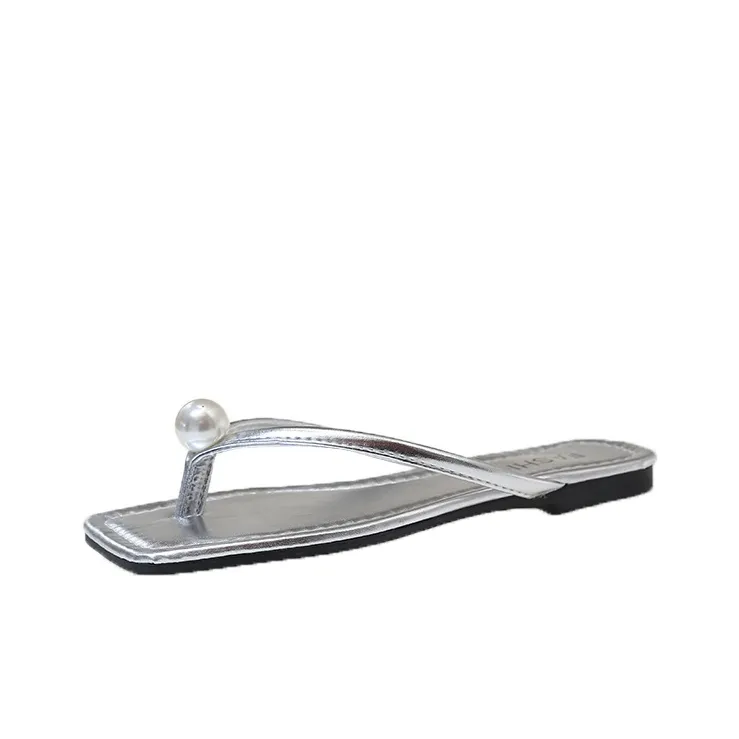 TAFN Устойчивые к истиранию Шлепанцы Женские Серебряные