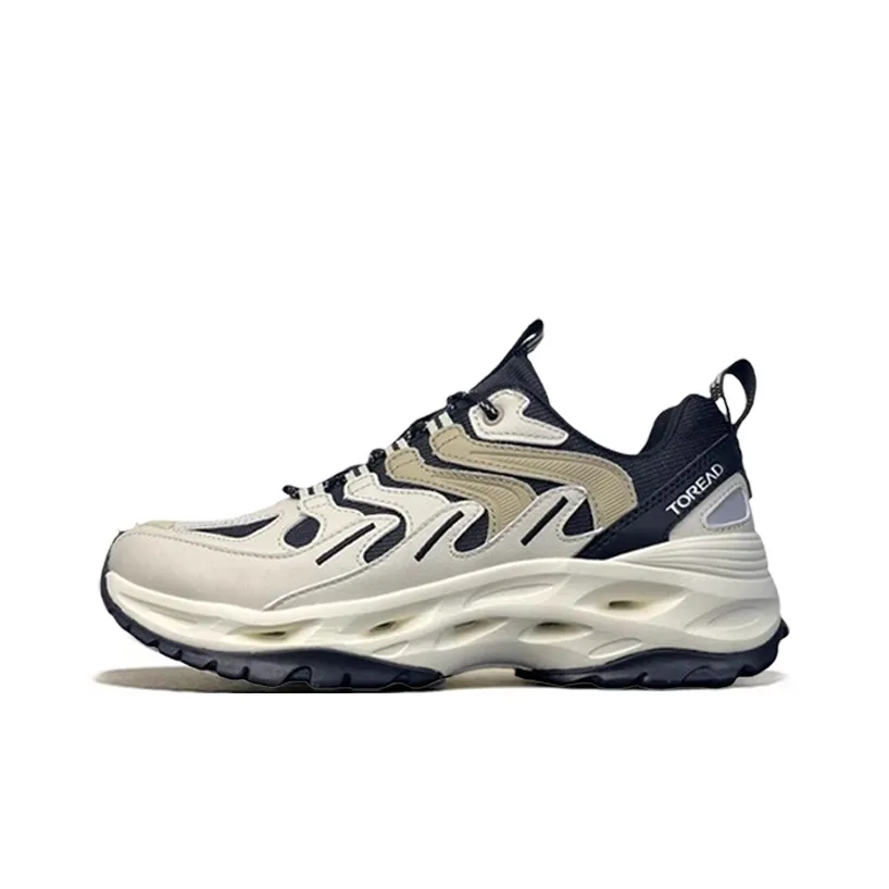 TOREAD 2,0 Улучшенный Большой размер Дышащий и Устойчивый к растяжению Низкий топ Уличная обувь Мужская Светлый песочный Черный