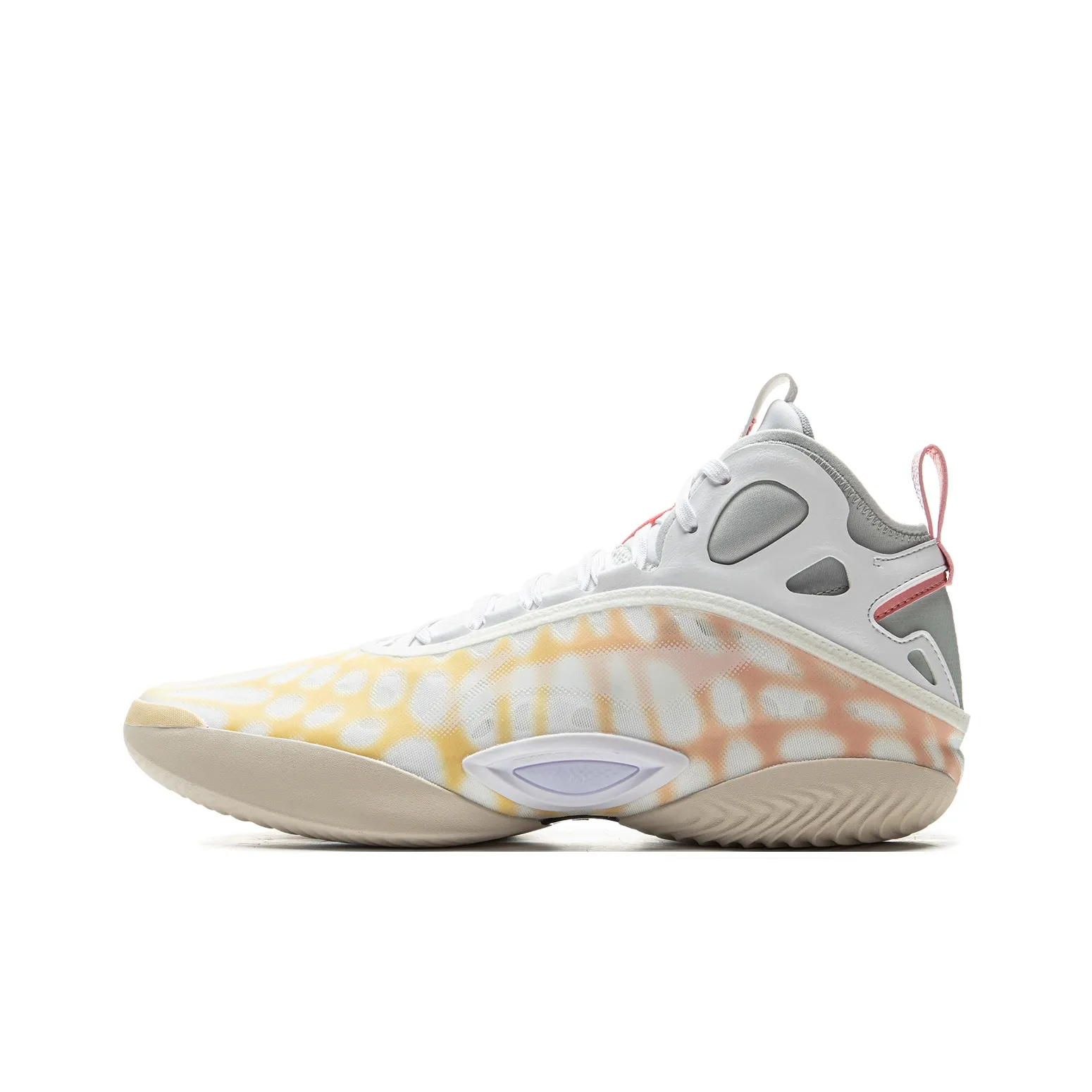 LINING Yushuai 19 Agglomerated Core Basketball Shoes Men's Mid Top Orange
