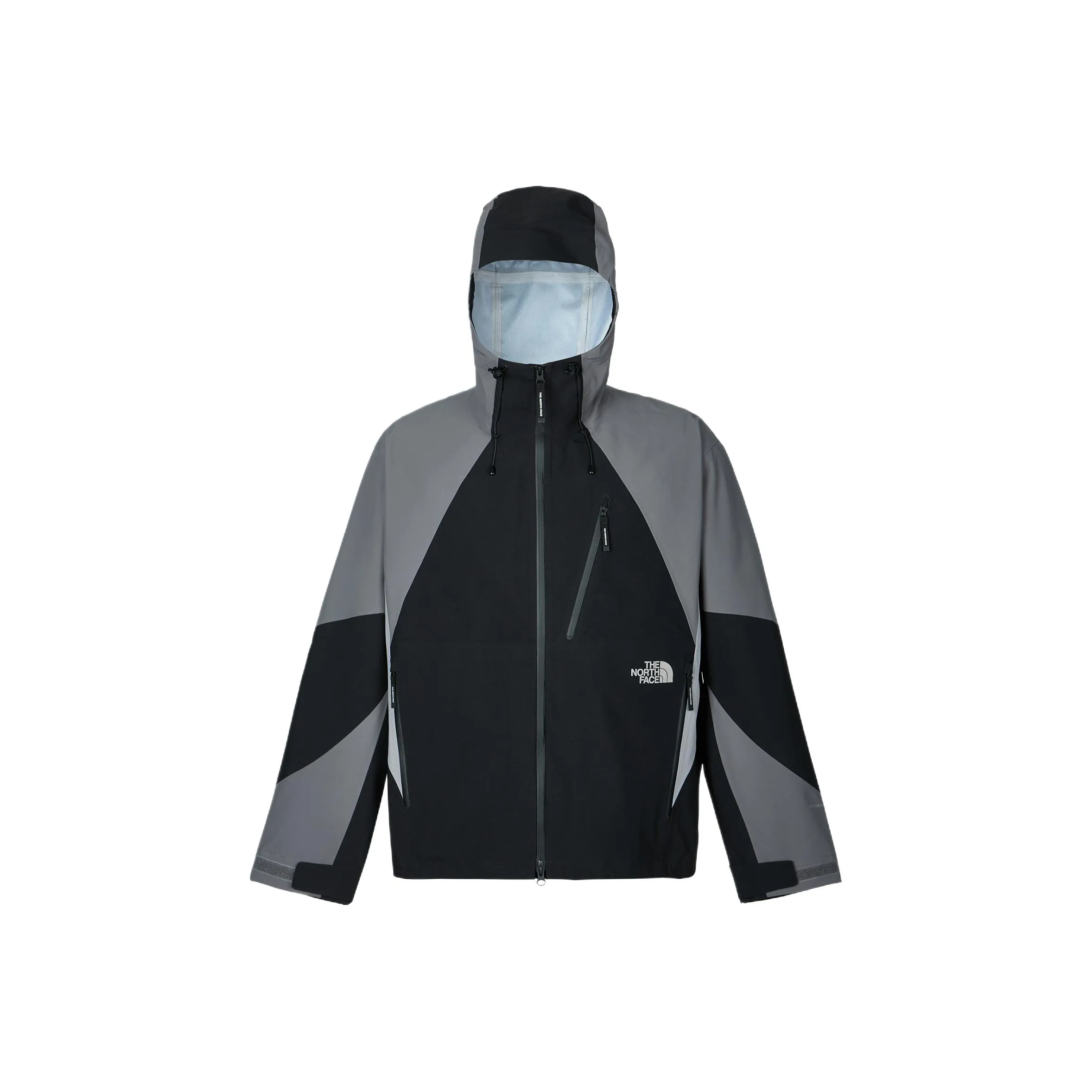 The North Face Черно-серый цвет унисекс куртки