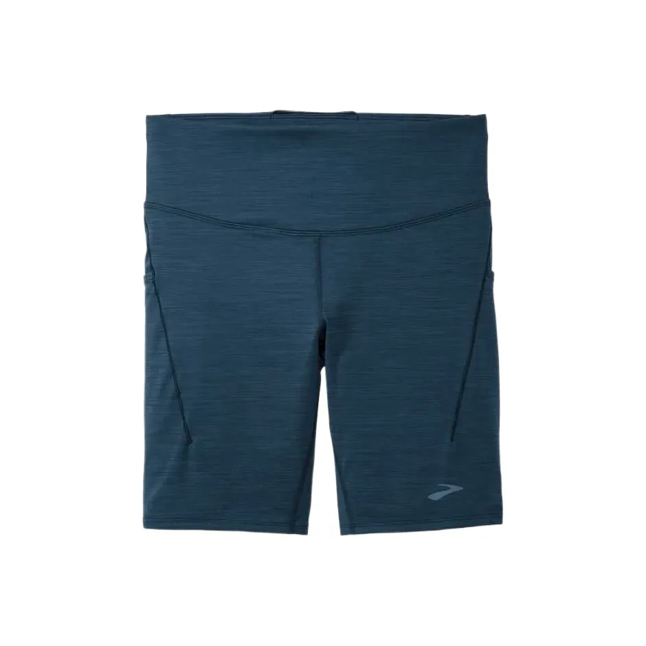 Шорты для спорта женских бренд Brooks цвет морской синий