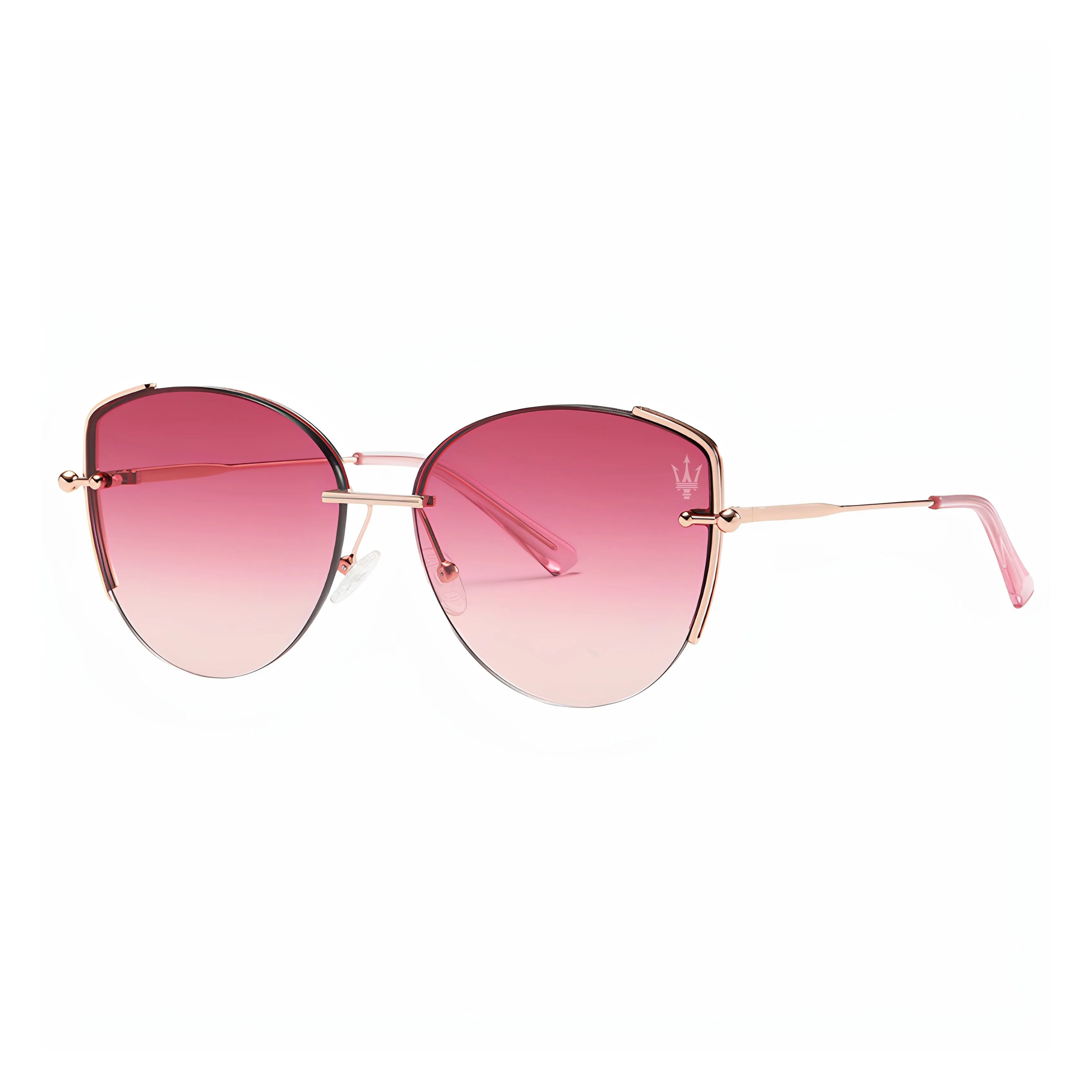 Maserati Metal Cat Eye Sunglasses Women's