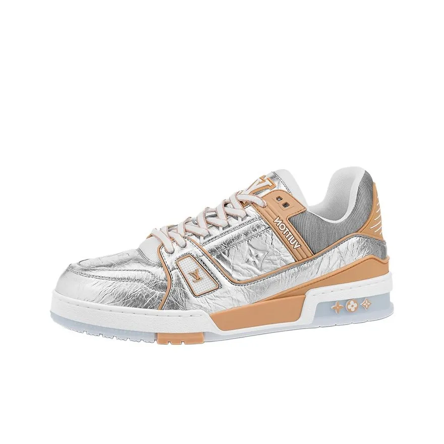 LOUIS VUITTON Trainer Metallic Beige