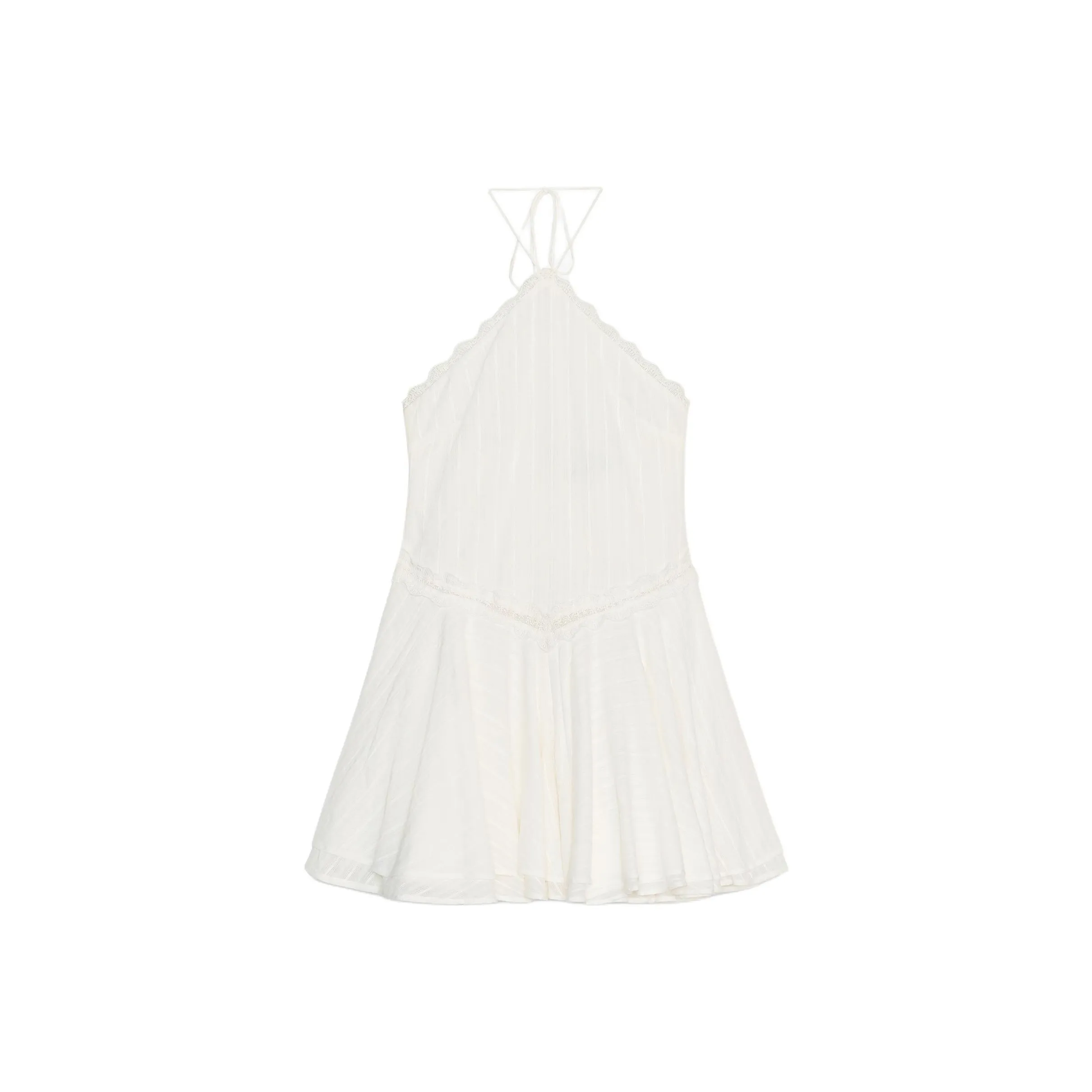 ZARA Морозный белый Женские Слиплатья