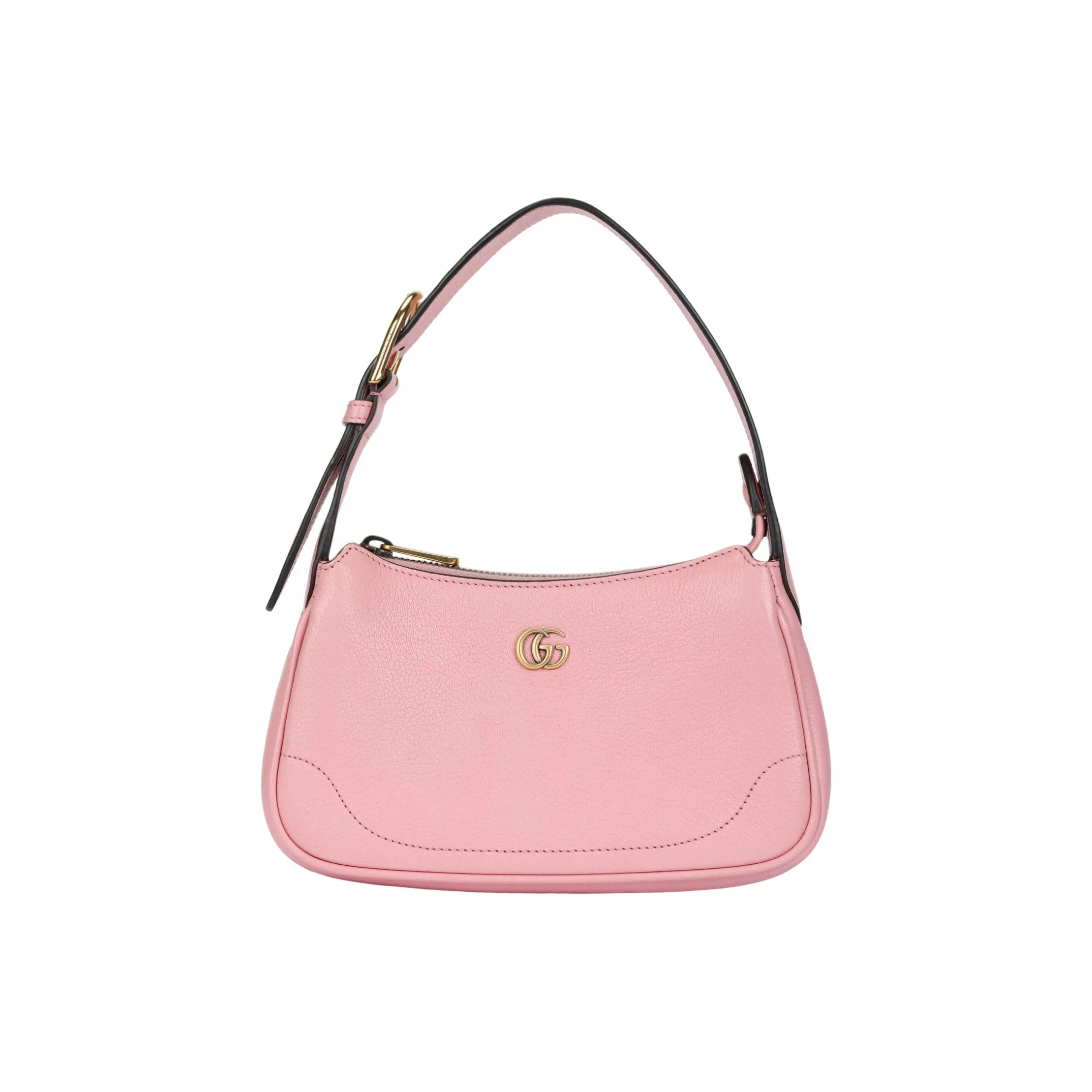 GUCCI Aphrodite Leather Shoulder Bag Mahjong Handbags Shoulder Bags Women's Light Pink