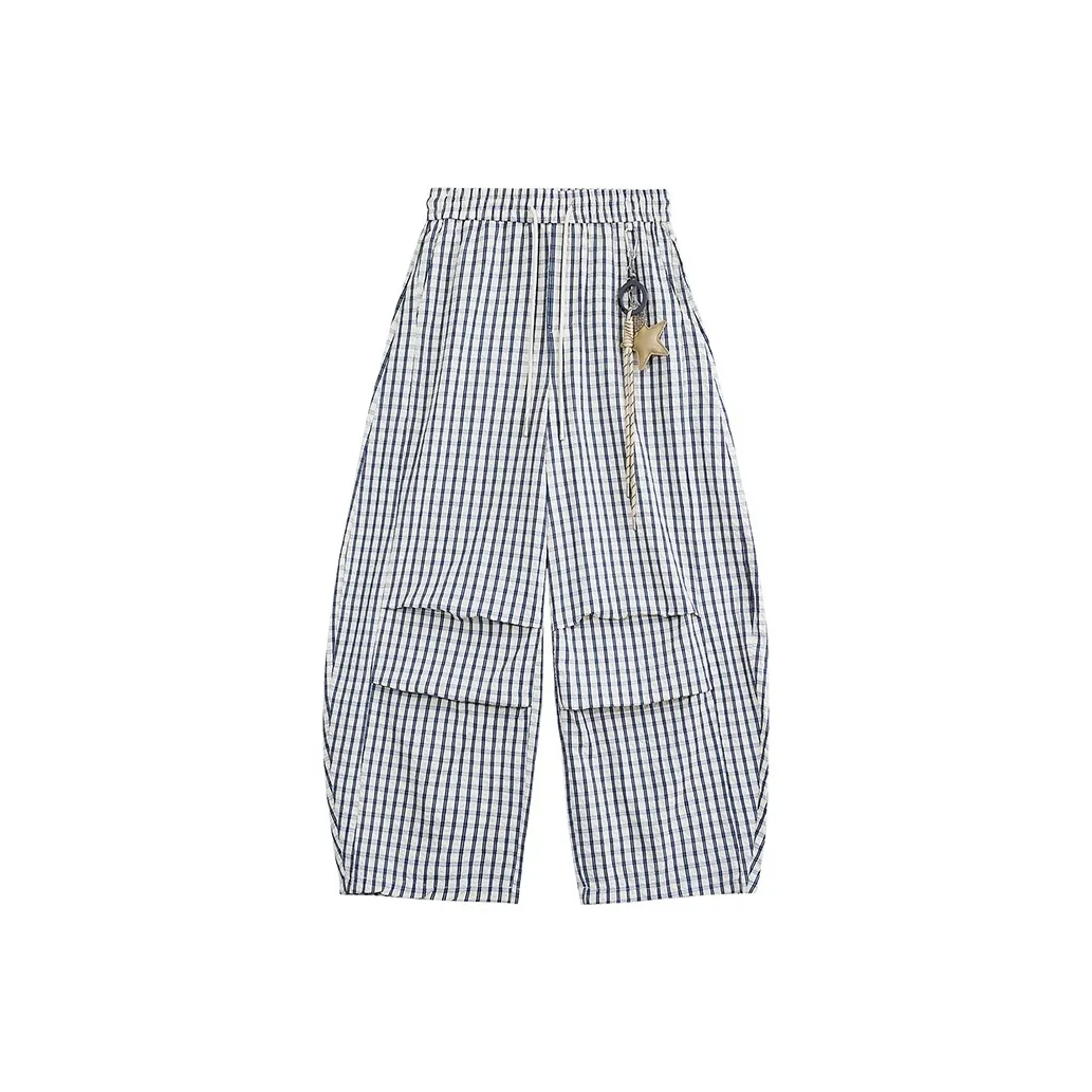 MARTHENAUT Белый Звезды Украшение Унисекс Повседневные брюки