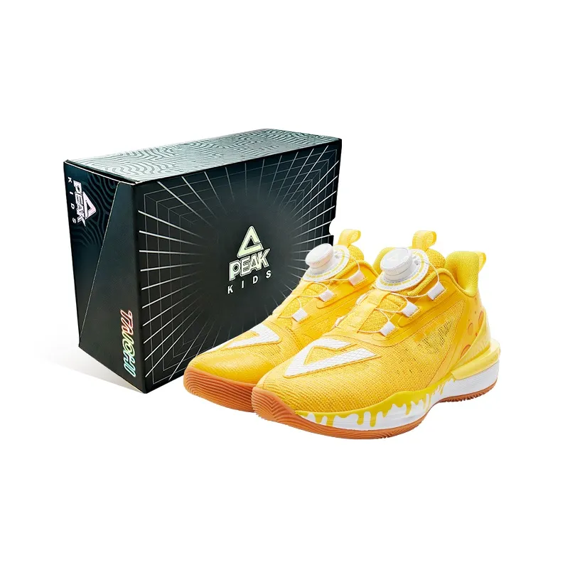 PEAK Taichi Большой Треугольник 4,0 Детские баскетбольные кроссовки MID Топ Школьный возраст
