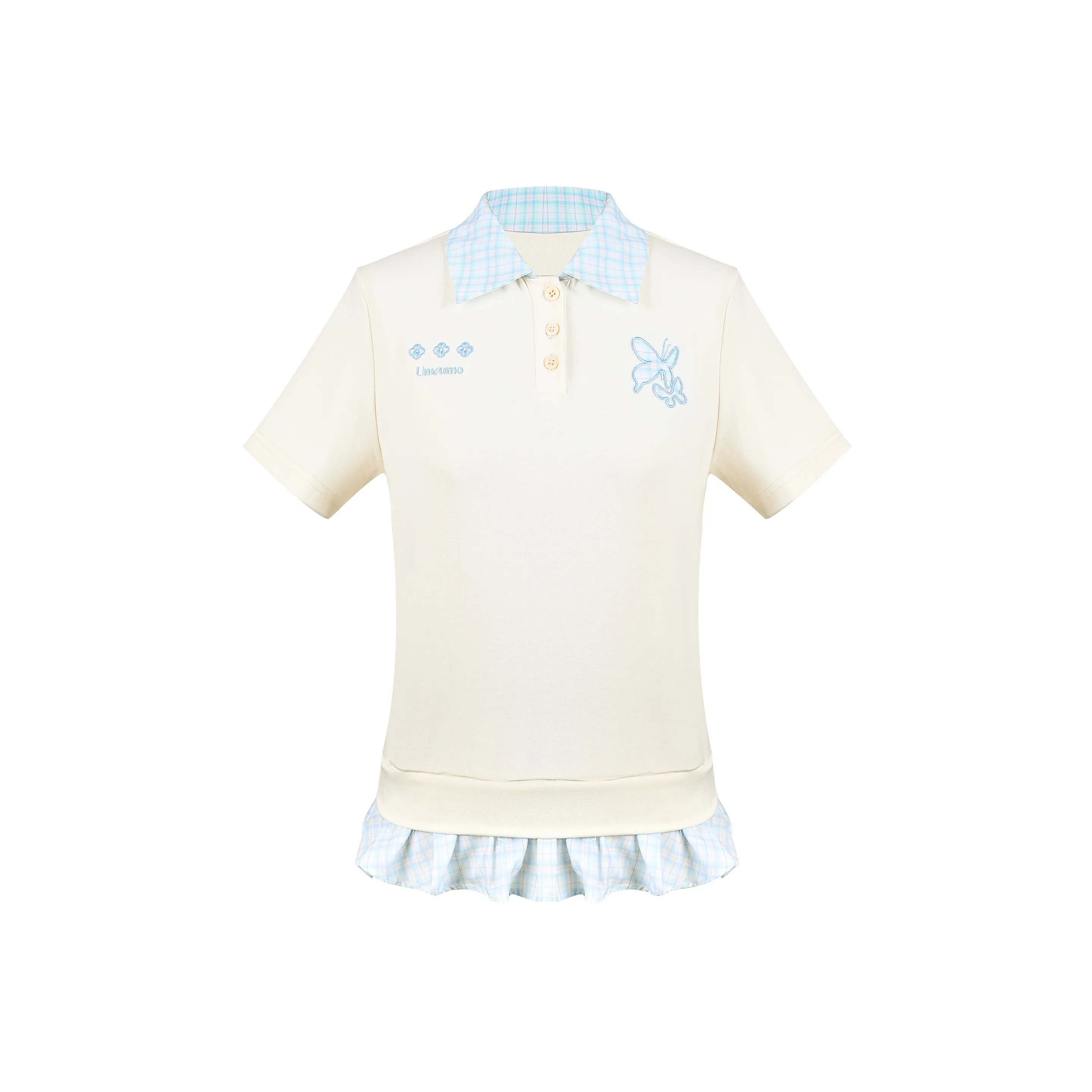 Umoumo Стандартная T-рубашка Женская Многоцветная