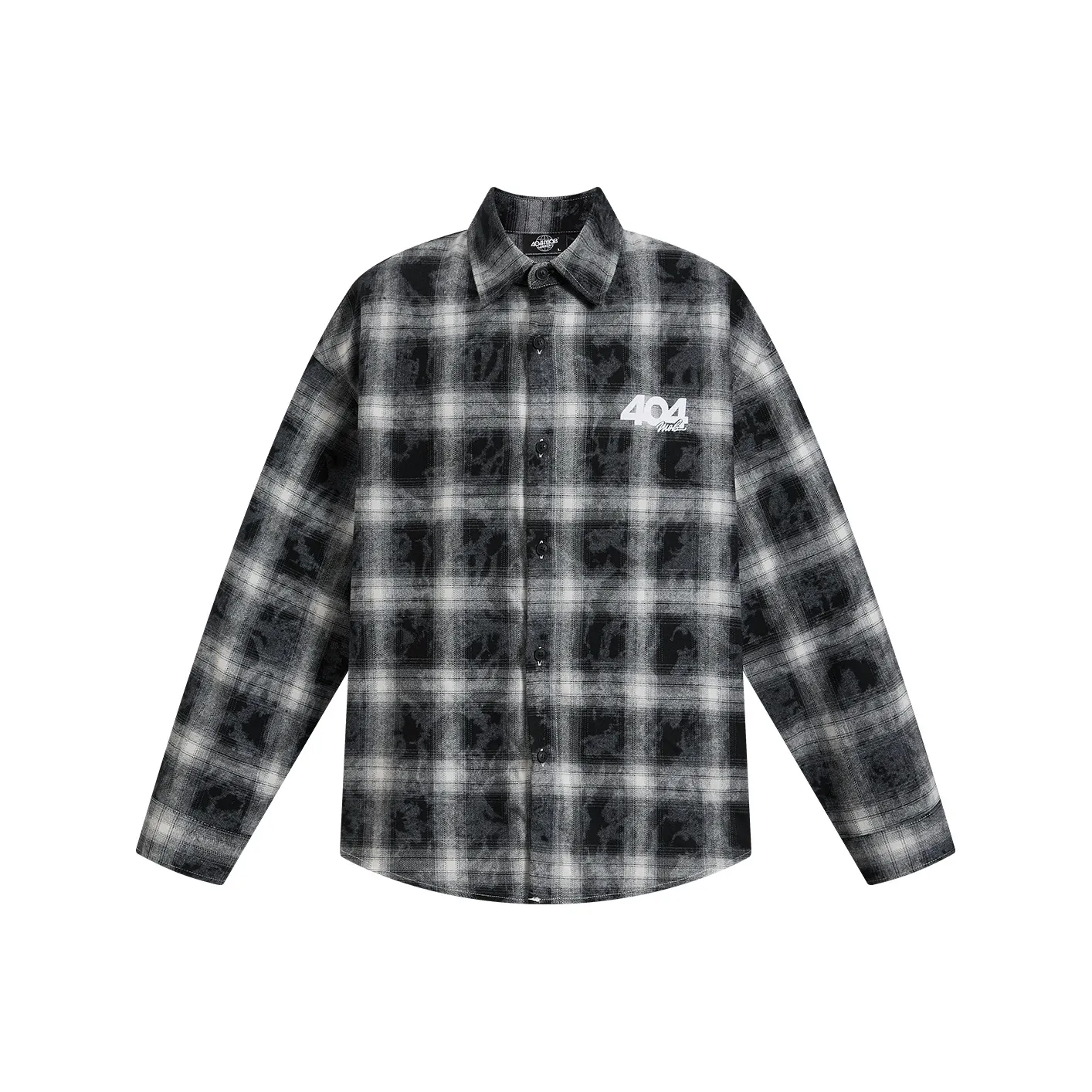 404MOB GANG Черная унисекс рубашка