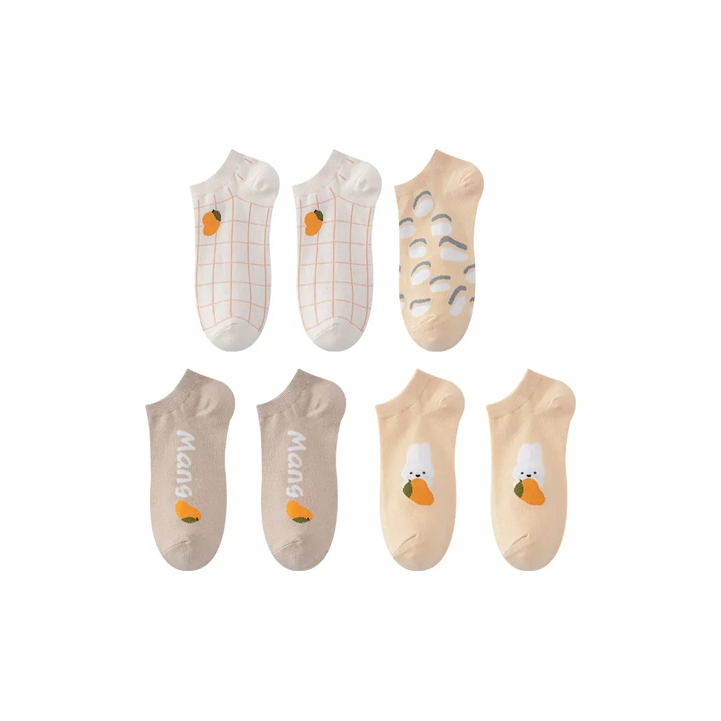 Низкие носки Flowers in water женские набор Combo Set