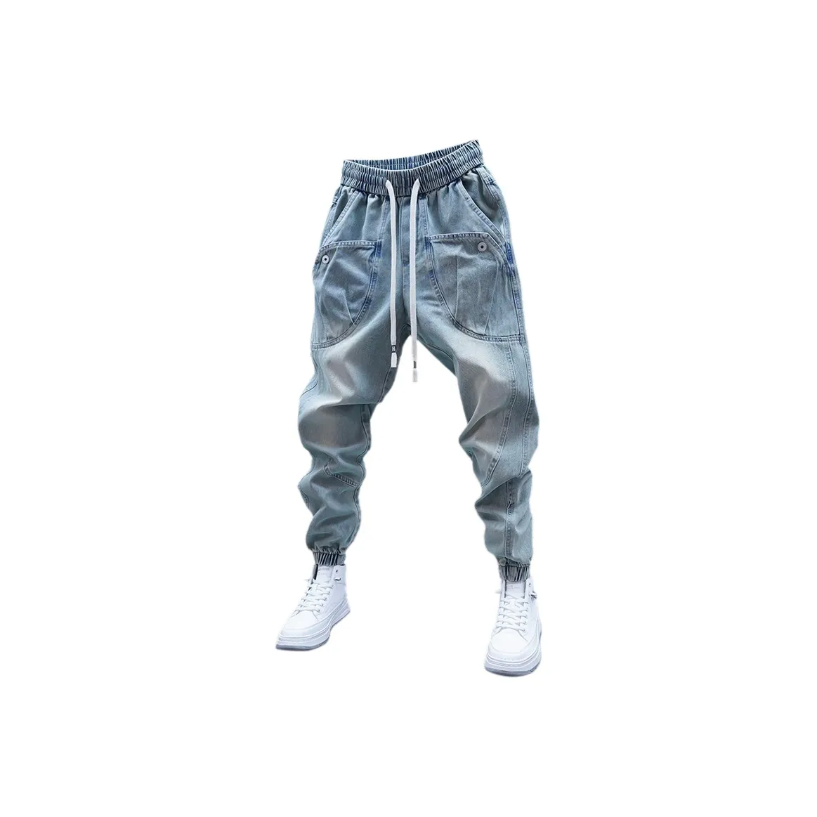 Zomuros Blue Men's Jeans Zomuros Синий Мужской Джинсы