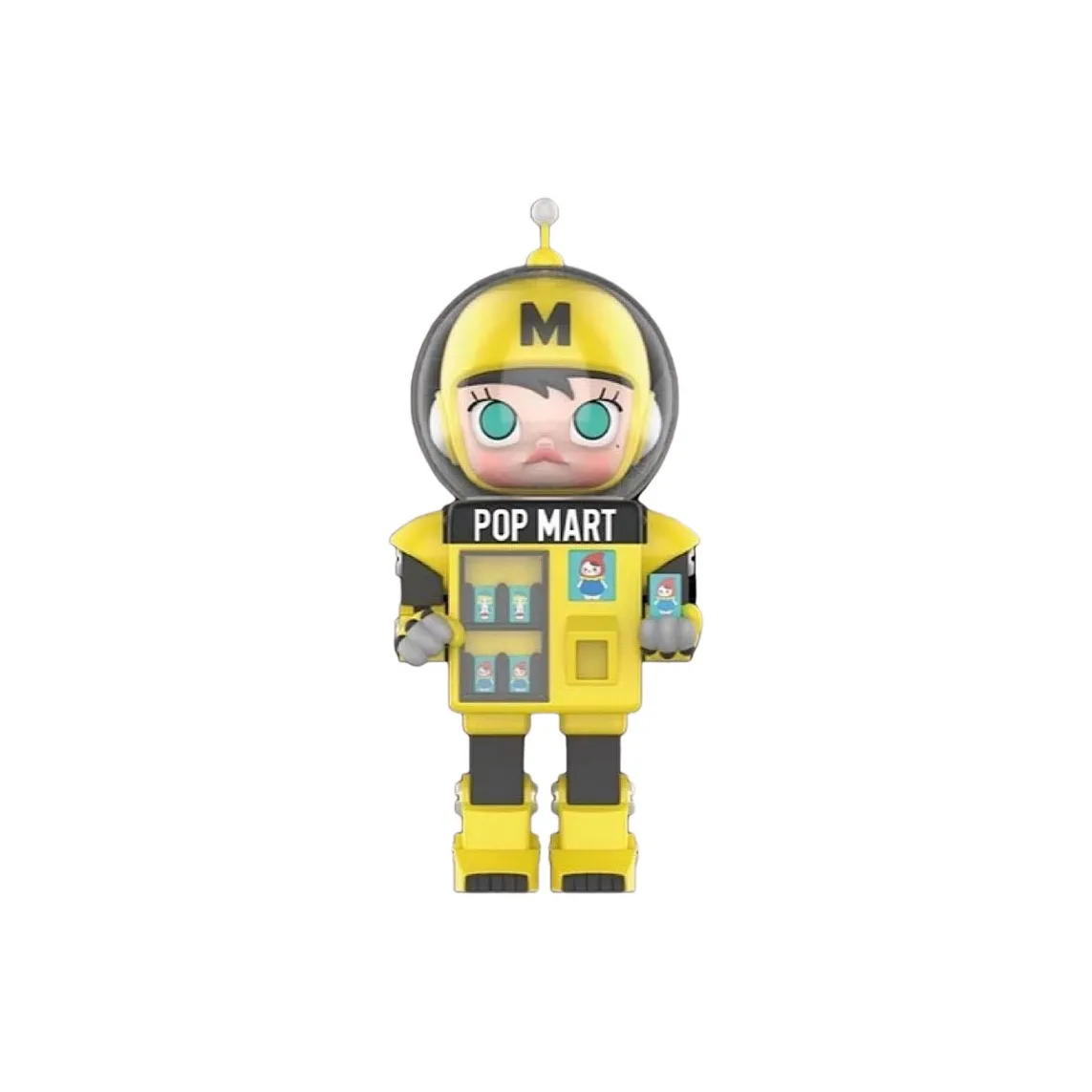 POP MART Коллаборация Edition Молли Робот Store Прозрачная Слепая Коробка на Карточке 100% 8 см