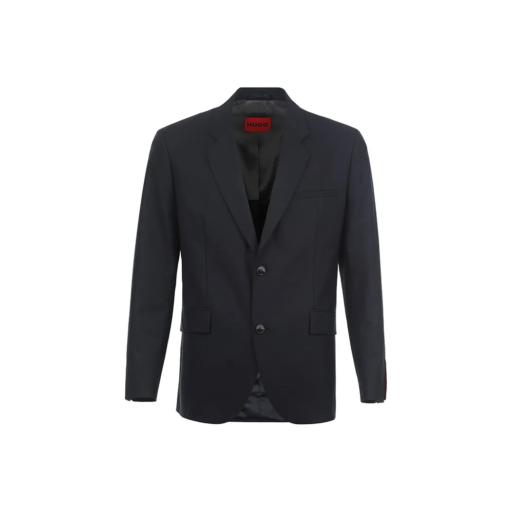Hugo Boss SS25 Бизнес-костюм Куртка Мужская Темно-синяя
