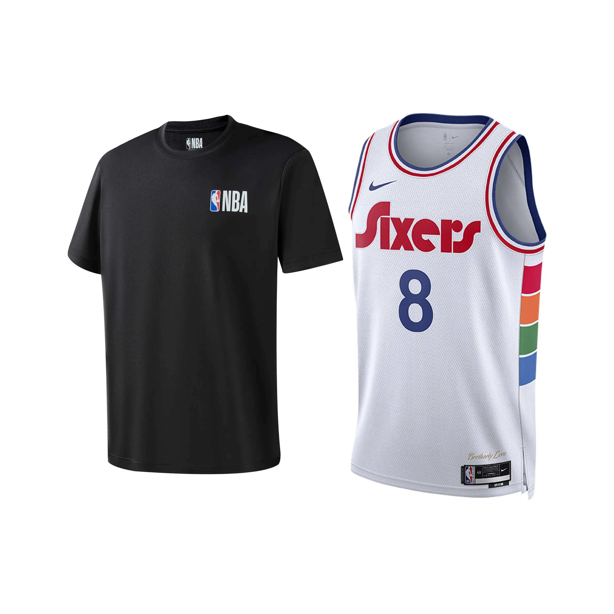 NBA x Nike Philadelphia 76ers Повседневная спортивная одежда Унисекс
