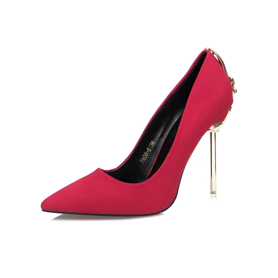 GOSO Узкий каблук Высокие каблуки Женские Красный