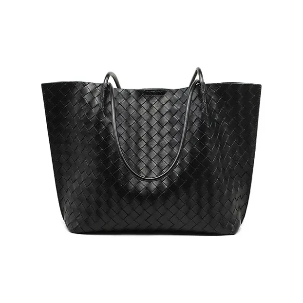 PESASRIE Сумка через плечо из коровьей кожи женская черная