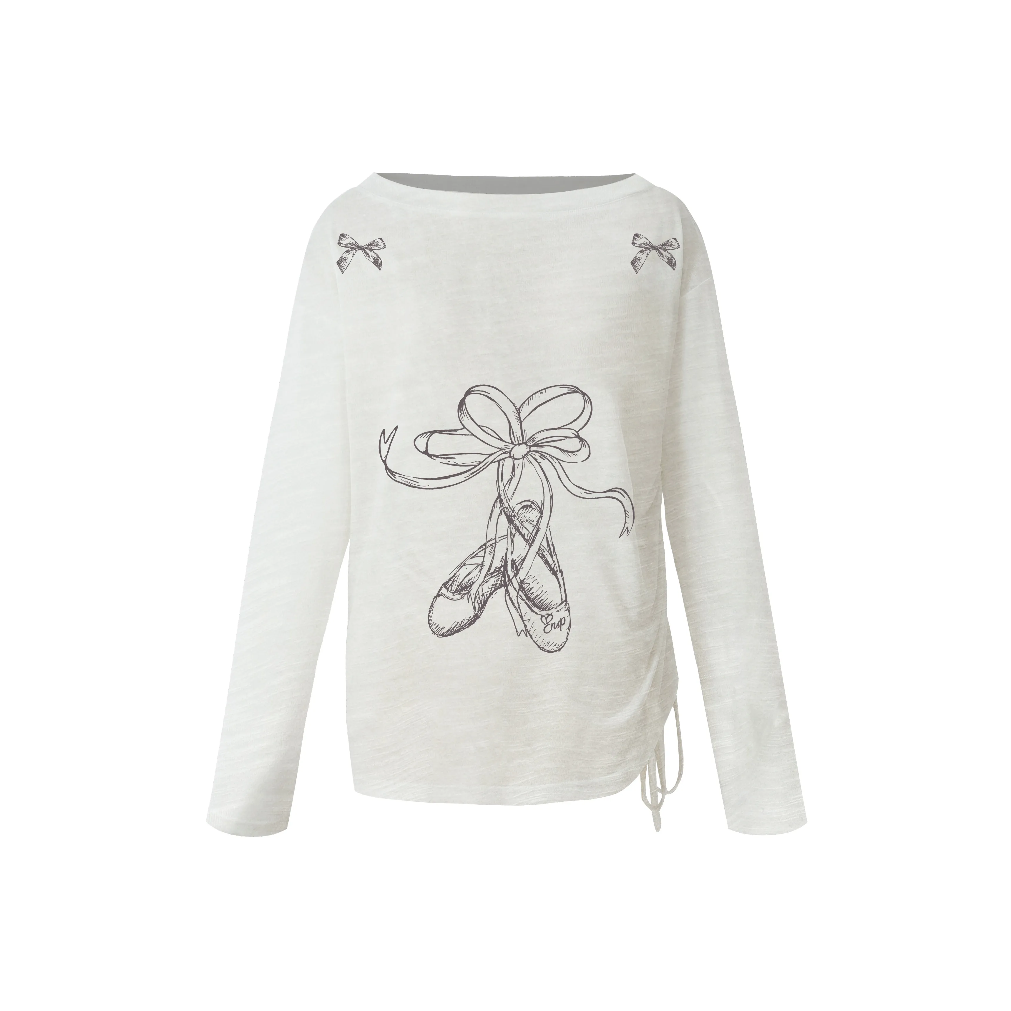 ELEVEN SLEEP Белая Женская Футболка