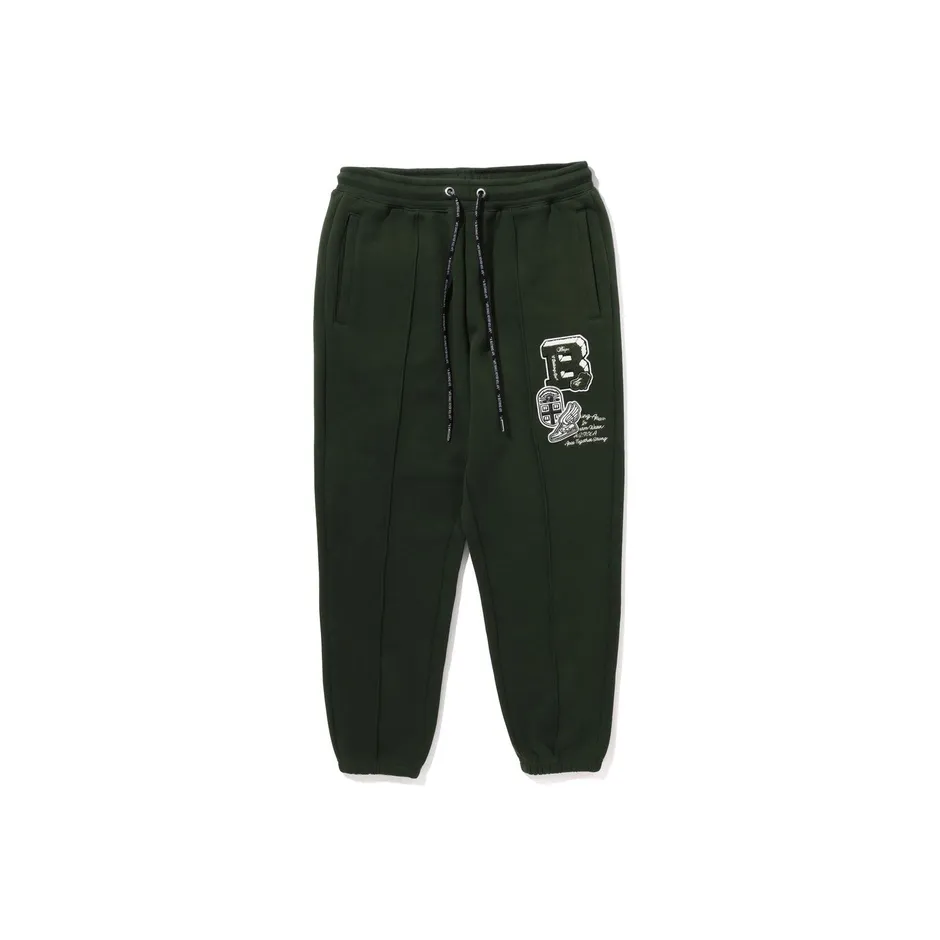 A BATHING APE Вязаные тренировочные брюки для мужчин